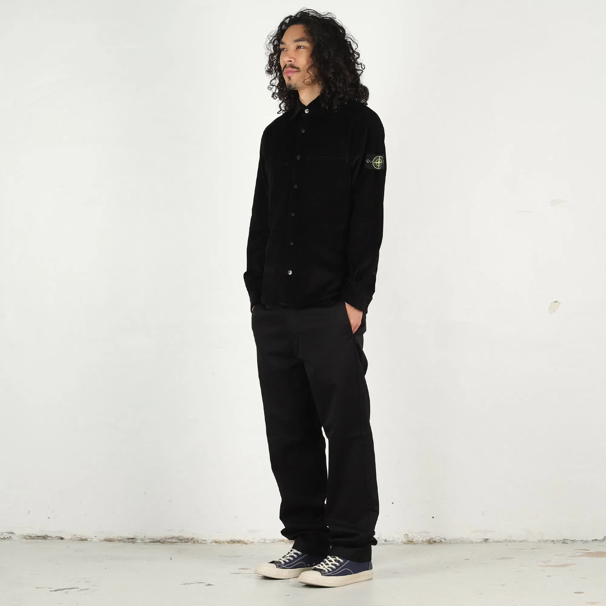 Stone Island 1200040 Shirt - Black