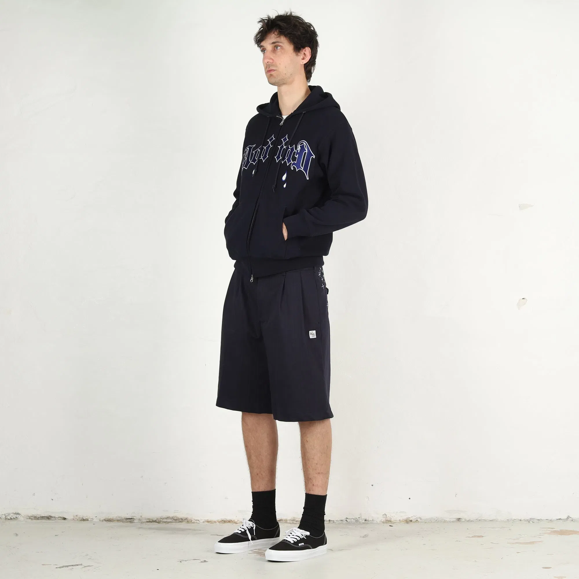 Aoi Industry Royal Arch Zip Hoodie - Navy