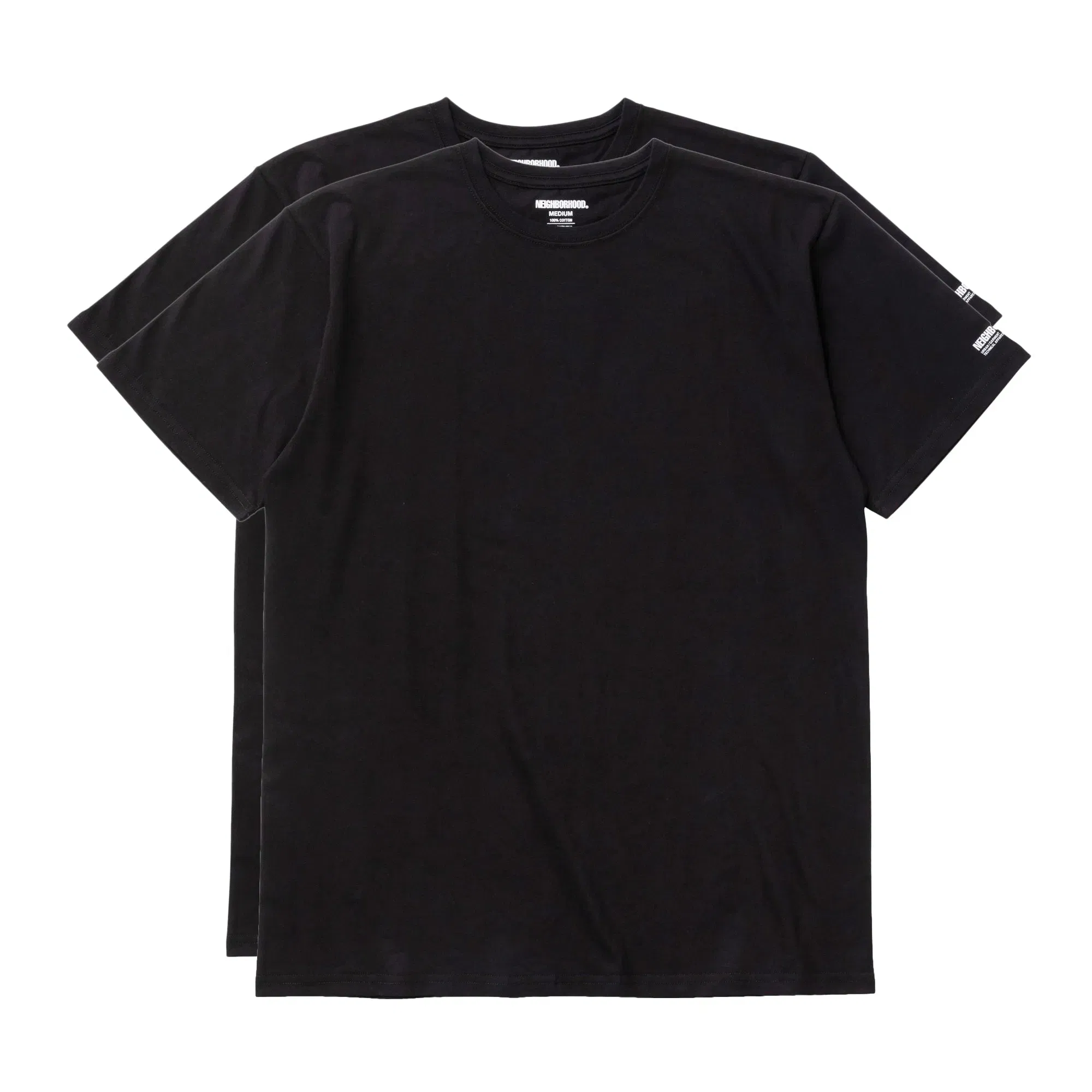 Neighborhood Classic 2 Pack S/S T-Shirt - Black