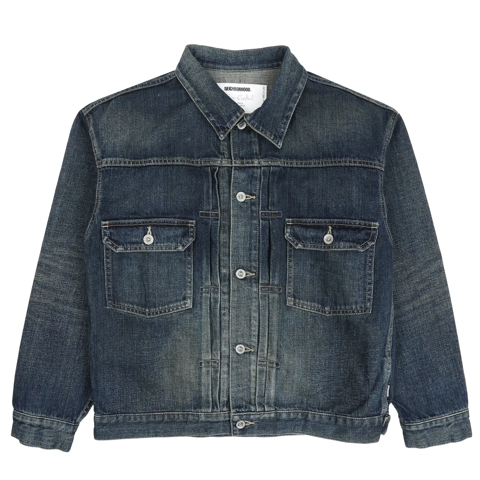 Neighborhood Washed Denim Type-2 Jacket - Indigo