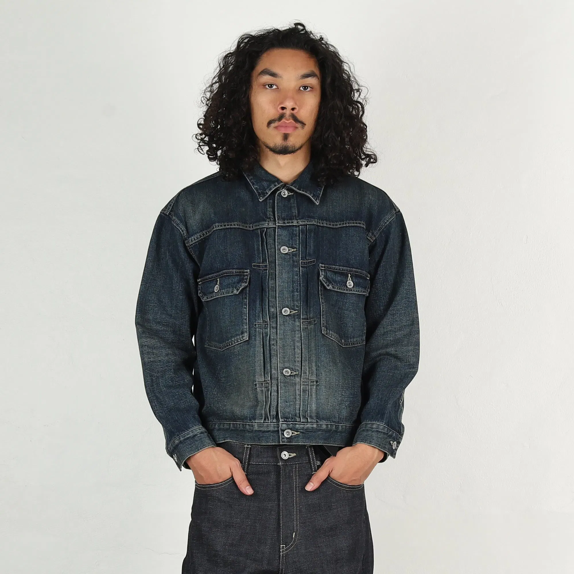 Neighborhood Washed Denim Type-2 Jacket - Indigo