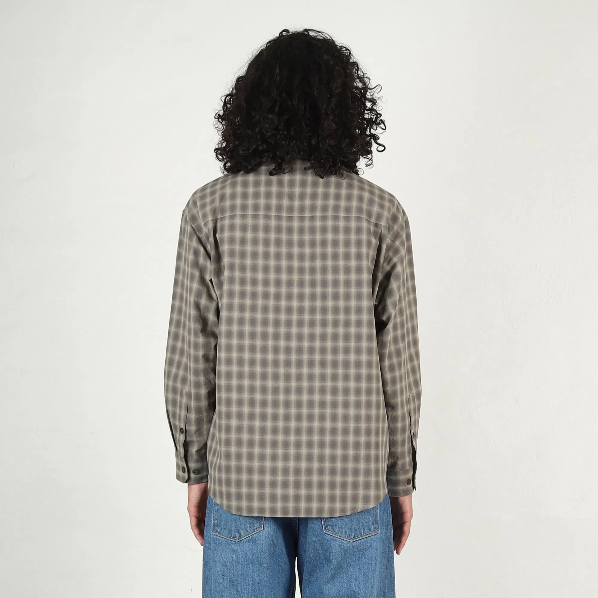 WTAPS TXT 01 LS Broadcloth Shirt - Olive Drab