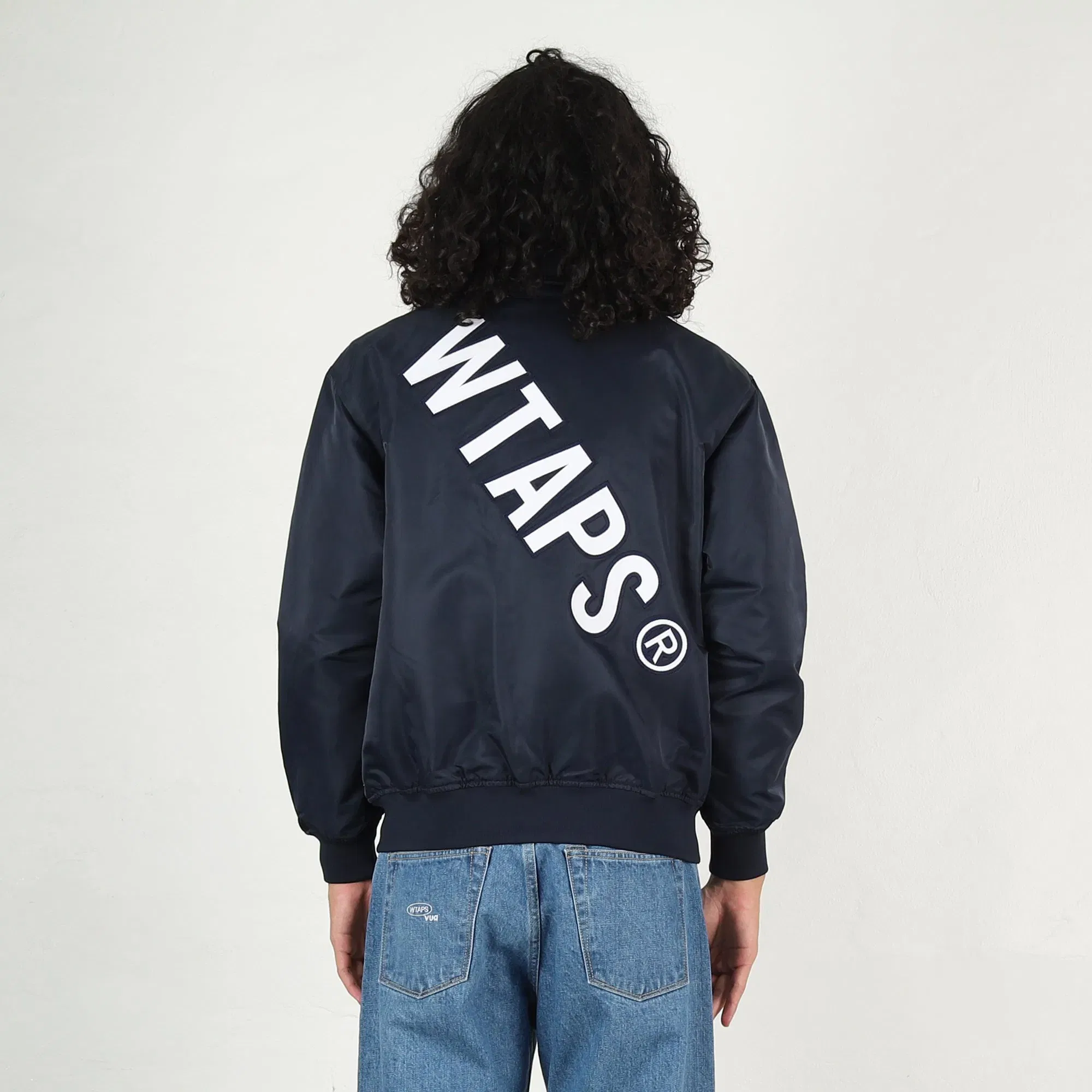 WTAPS Nylon Twill Team Jacket - Navy