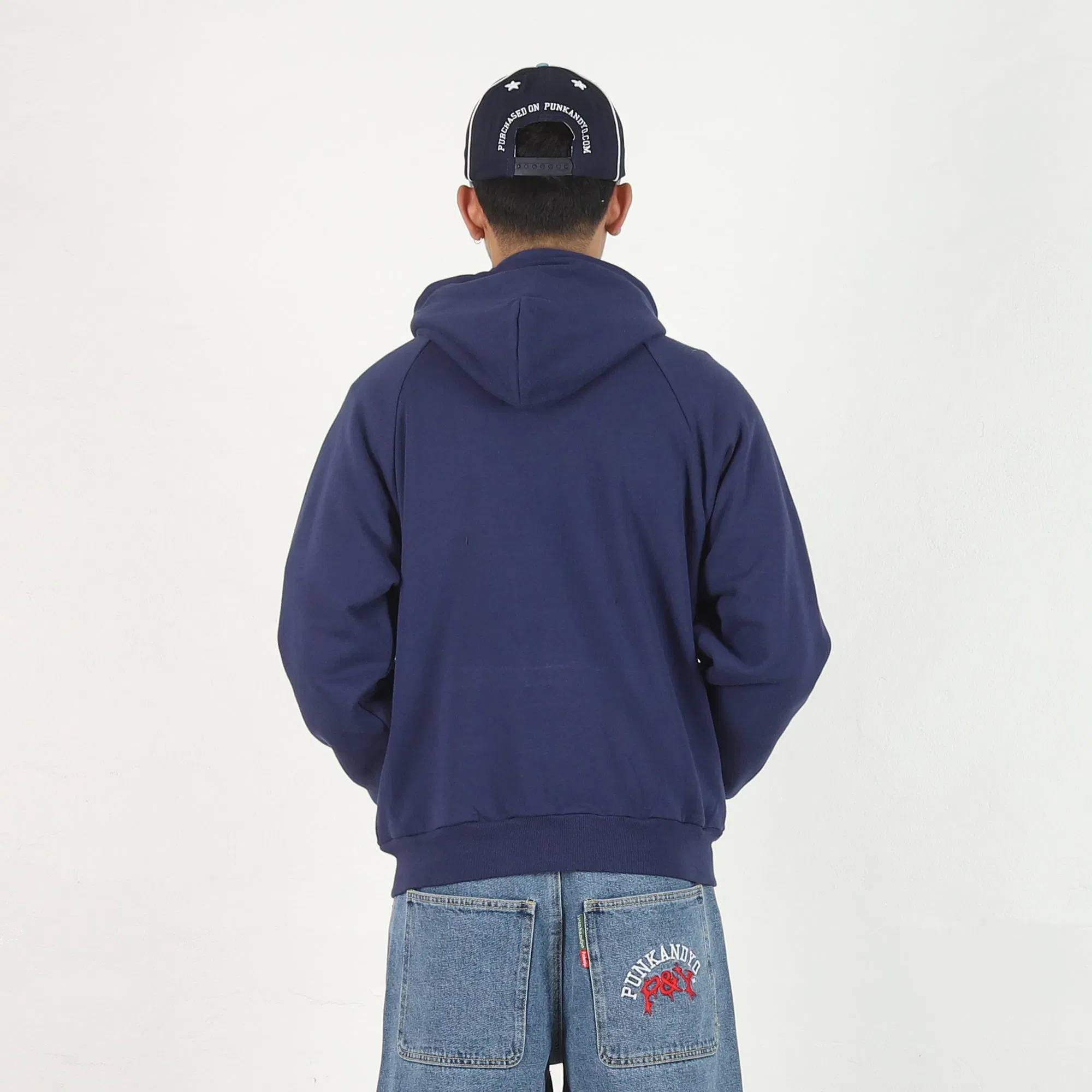 Punkandyo 60s Rgalan Hoodie - Navy