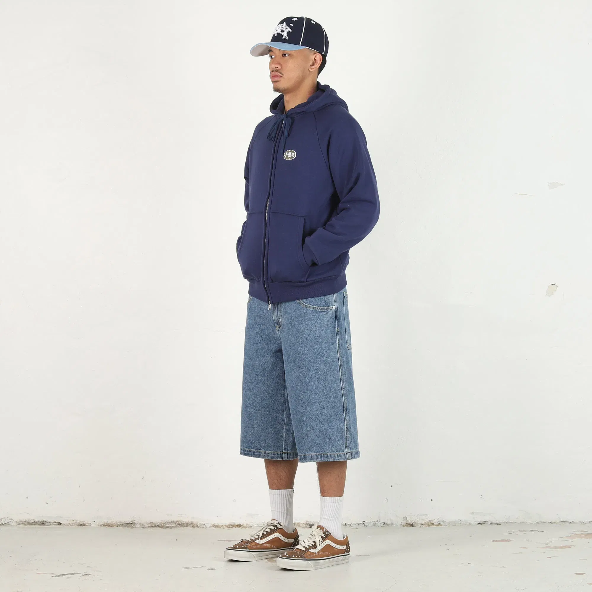 Punkandyo 60s Rgalan Hoodie - Navy