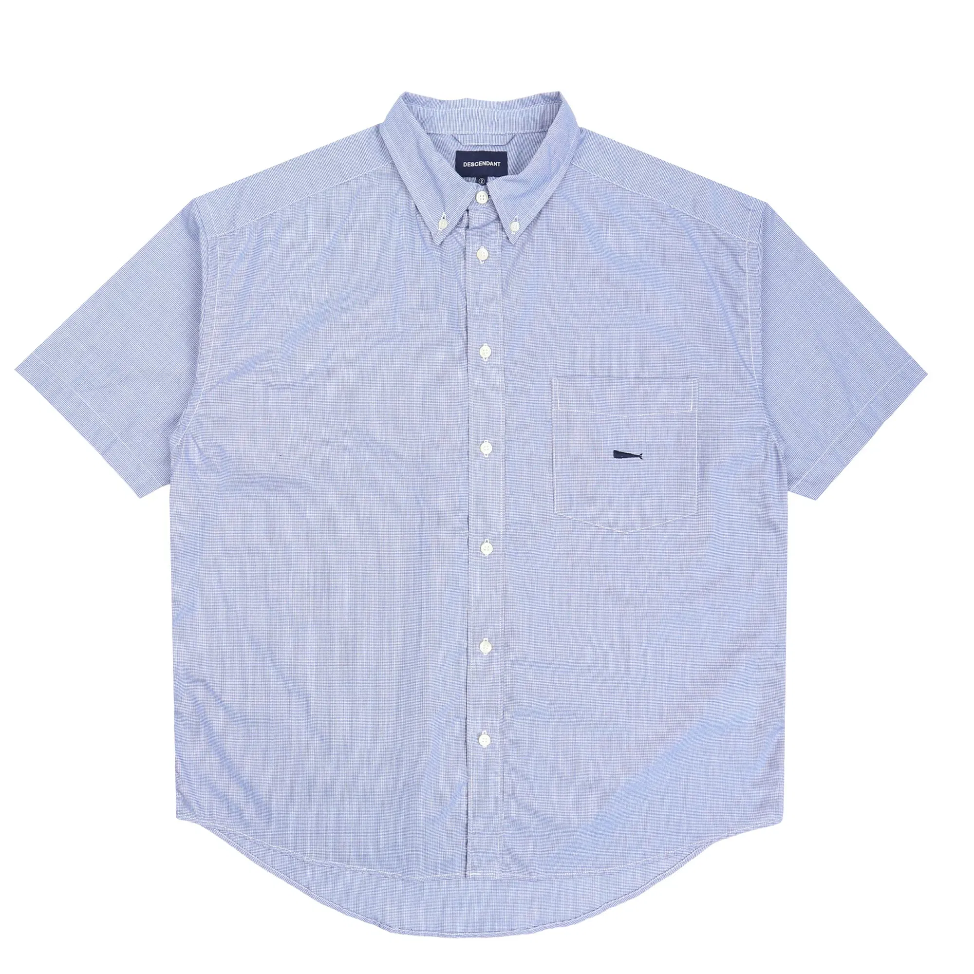 Descendant Kennedy's Plaid SS Shirt - Navy