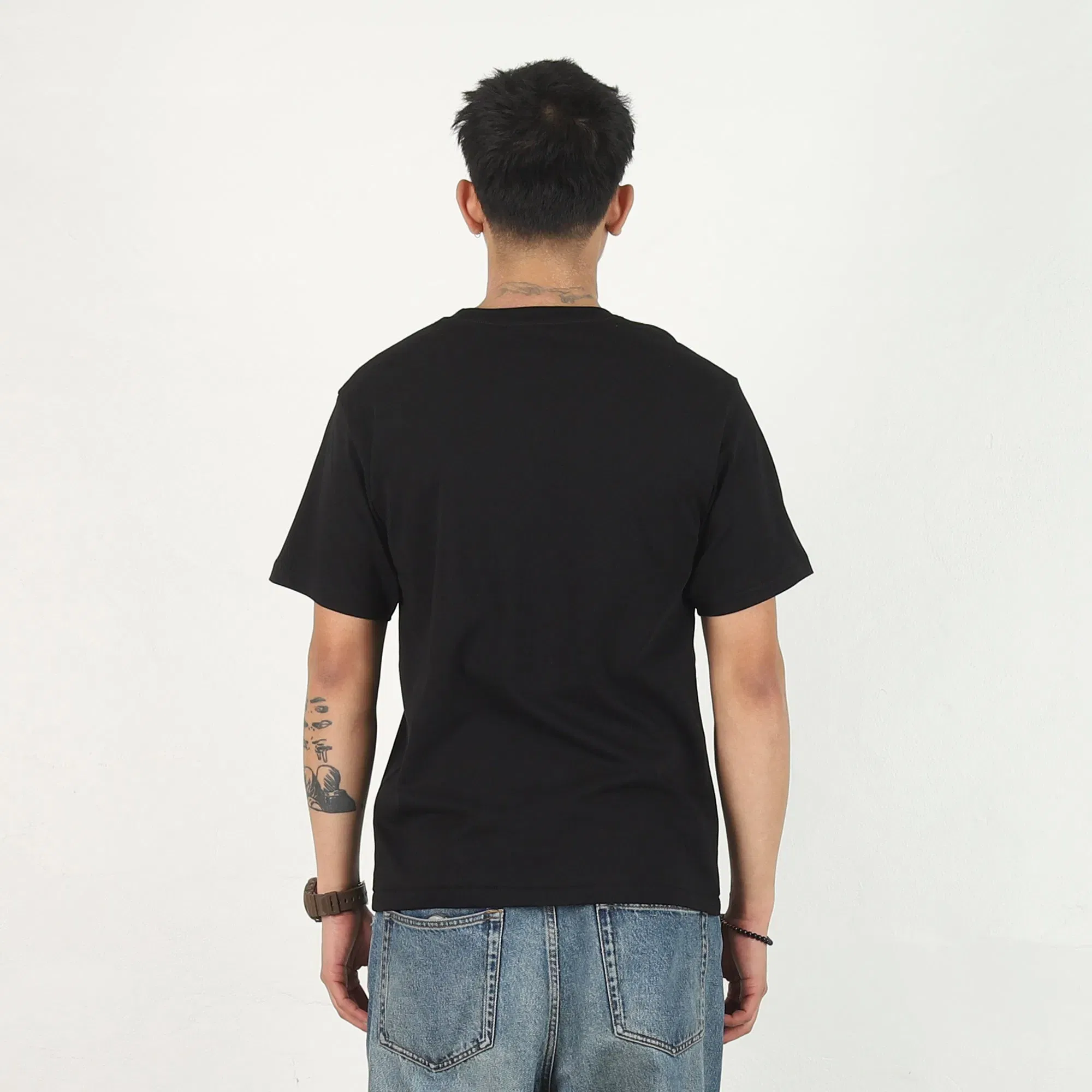 BAPE Glitch Woodland Camo Ape T-Shirt - Black