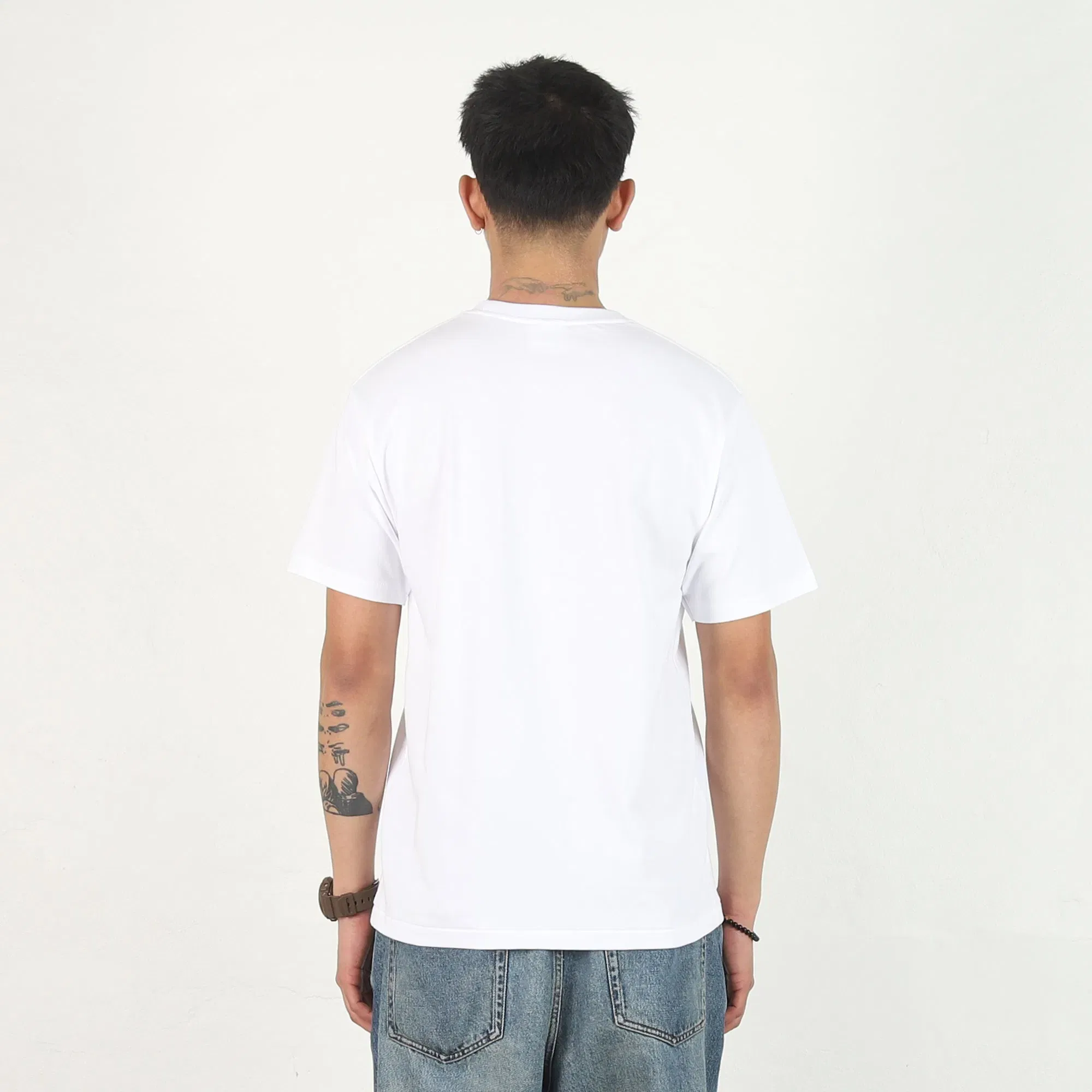 BAPE Glitch Woodland Camo Ape T-Shirt - White