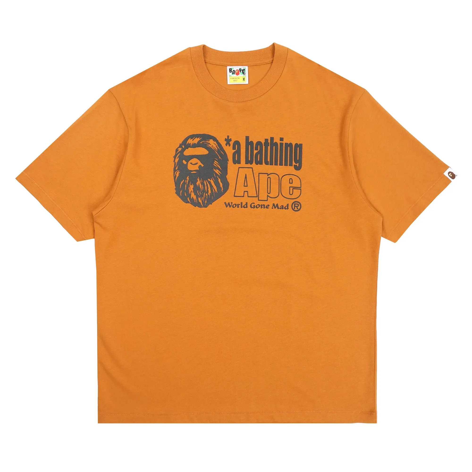BAPE Ape Head Logo Relaxed T-Shirt - Brown