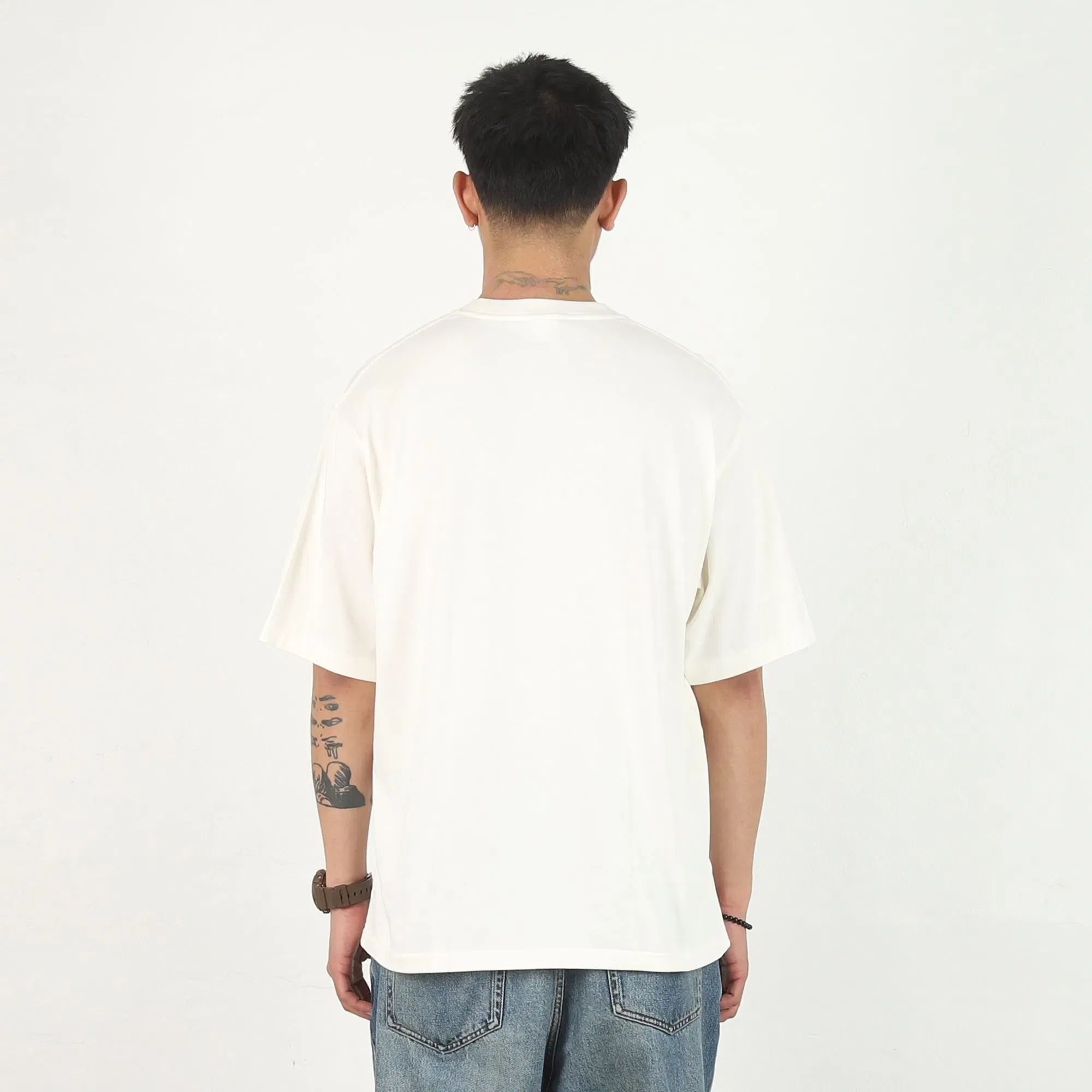BAPE Busy Works College Relaxed T-Shirt - Ivory