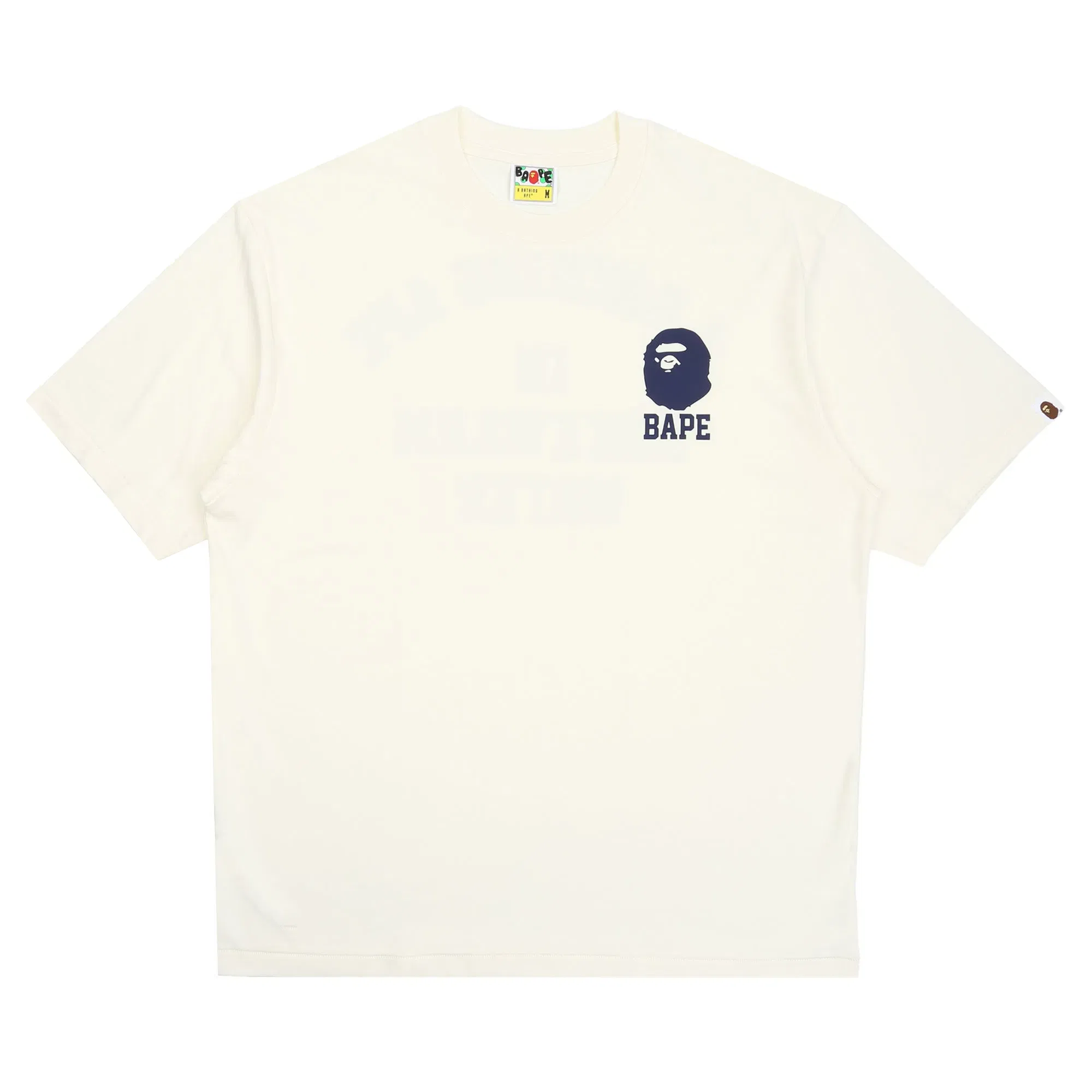 BAPE Lukewarm Water Logo Relaxed T-Shirt - Ivory