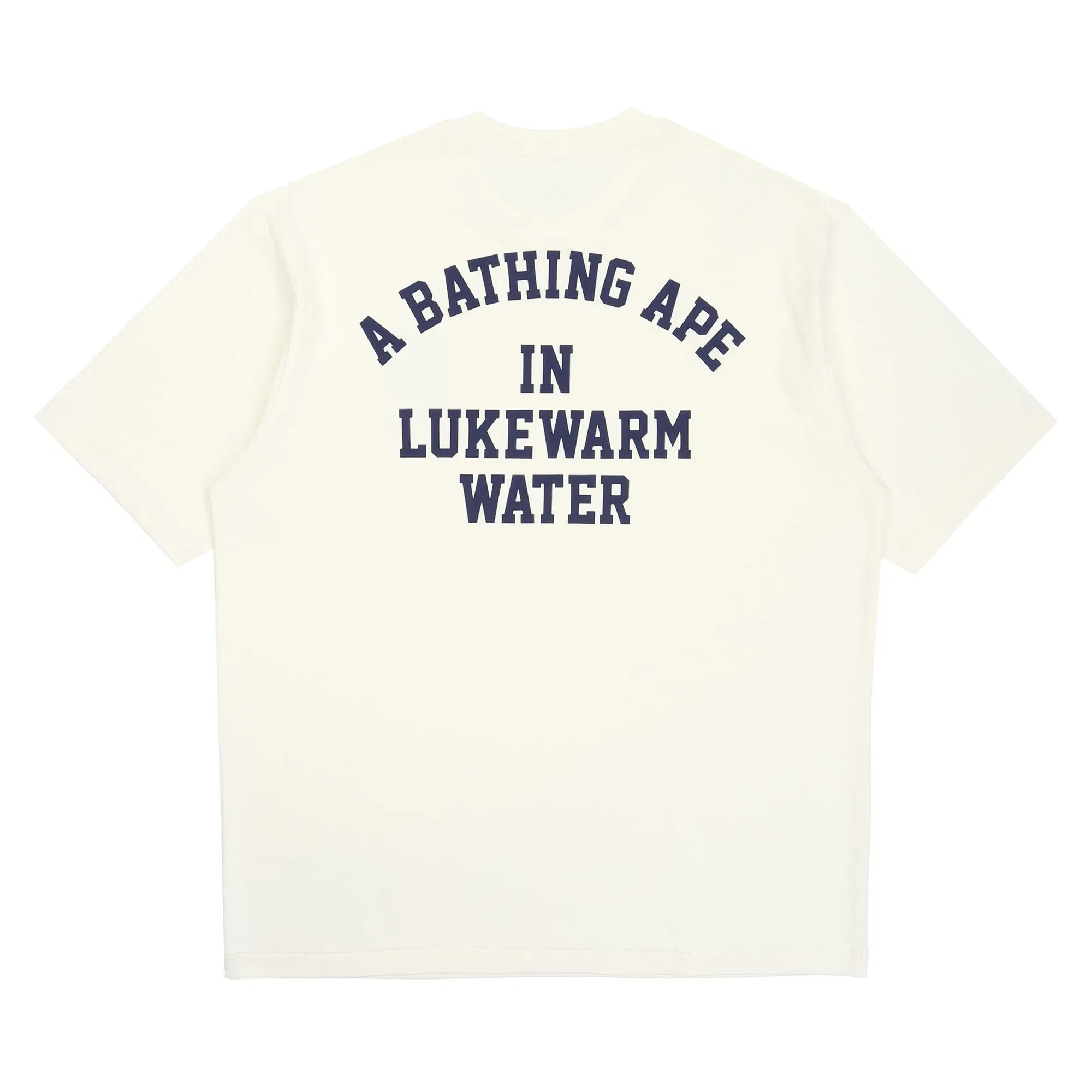 BAPE Lukewarm Water Logo Relaxed T-Shirt - Ivory