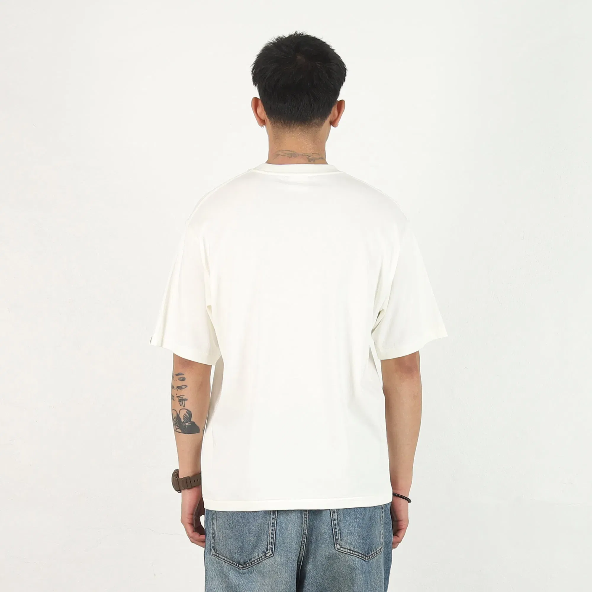 BAPE Ape General College Relaxed T-Shirt - Ivory