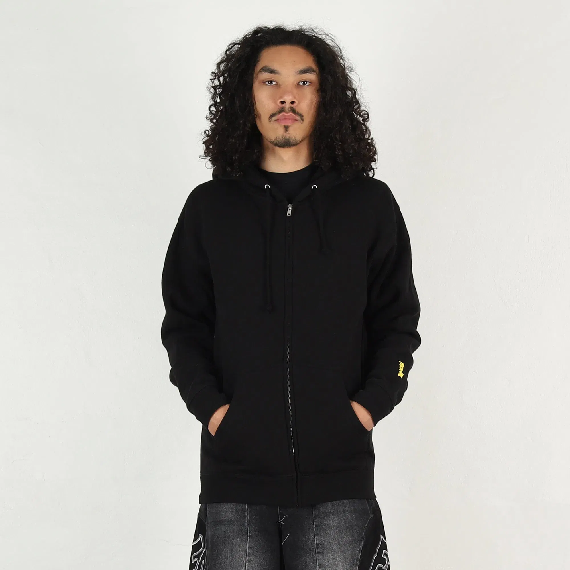 Fucking Awesome Sad Madness Zip Up Hoodie - Black