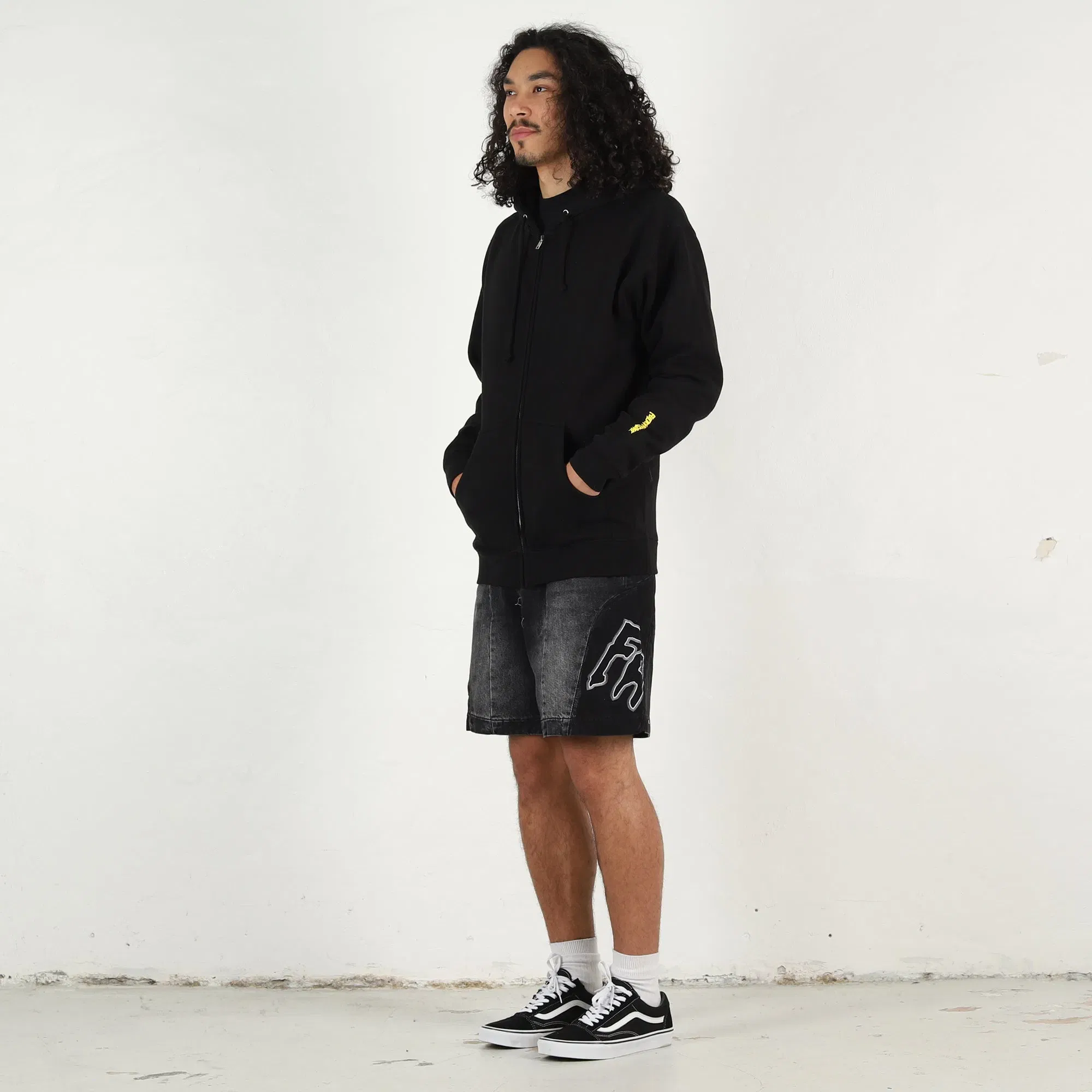 Fucking Awesome Sad Madness Zip Up Hoodie - Black