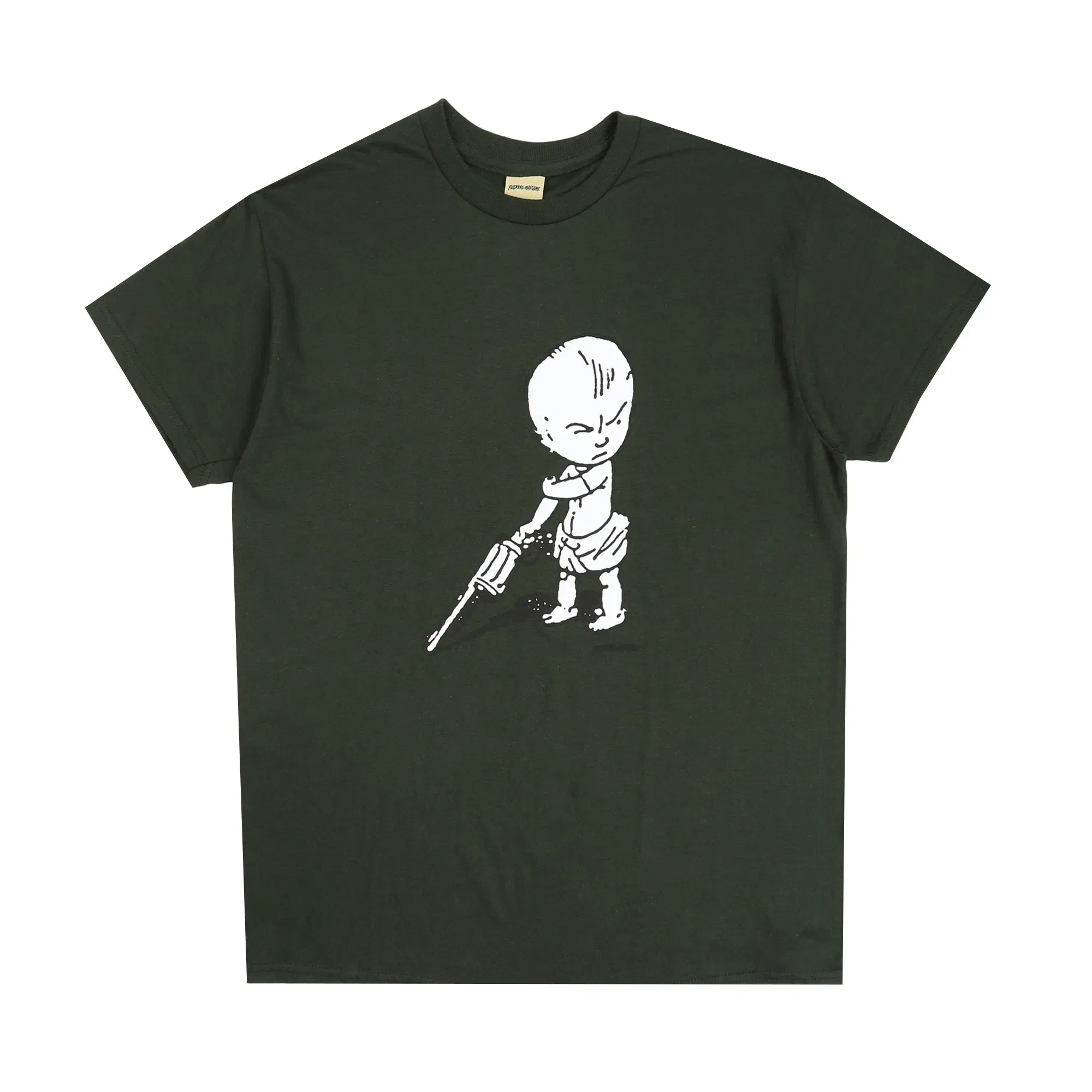 Fucking Awesome Gun Baby T-Shirt - Forest Green