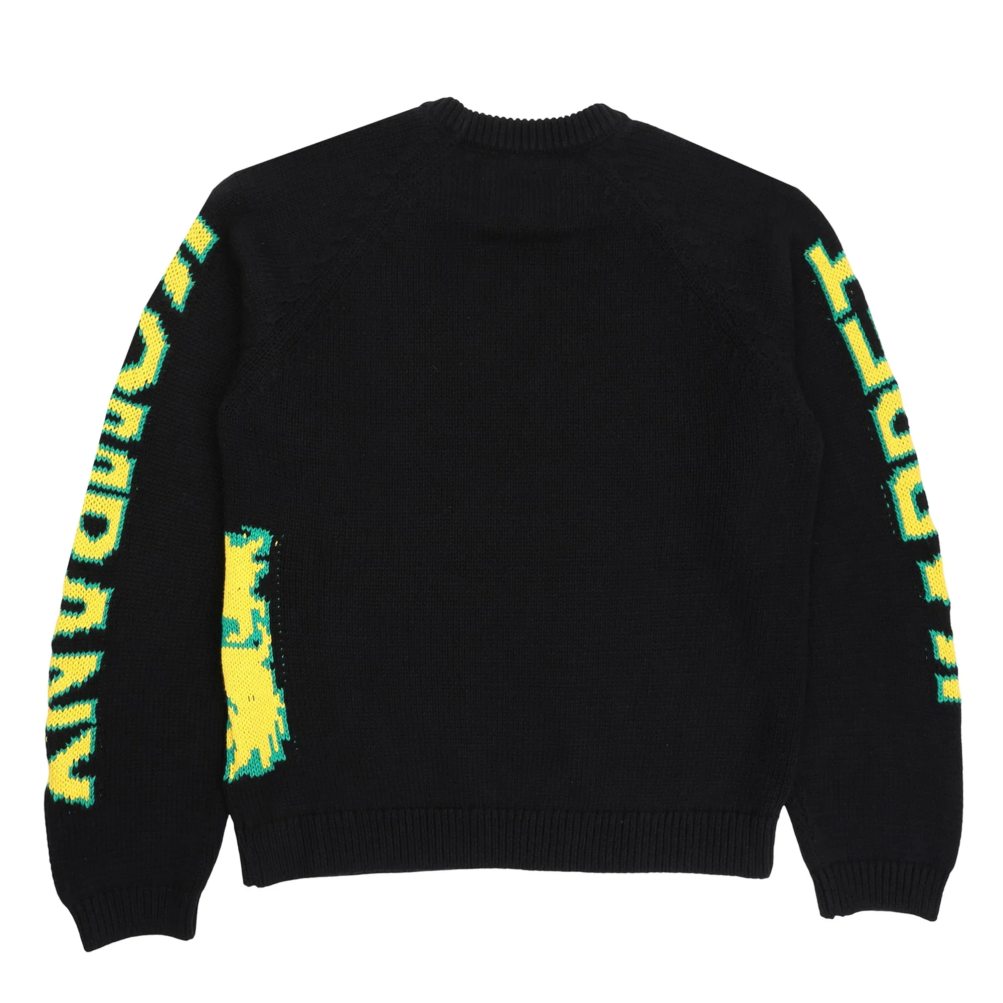 Carpet Lion Woven Sweater - Black