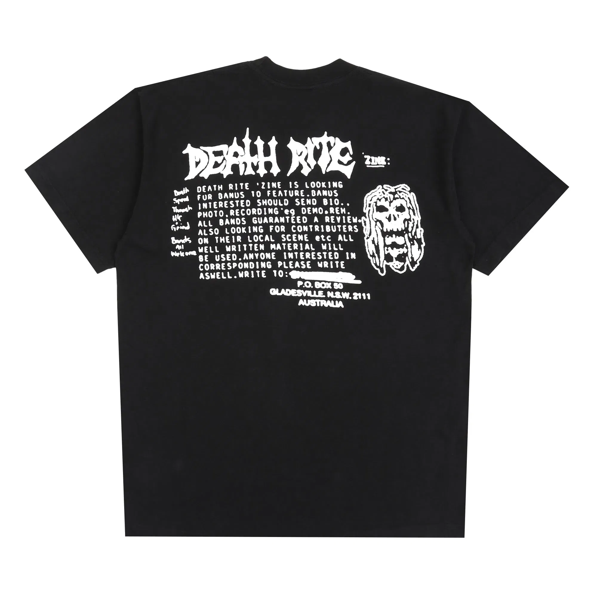 Death Rites Classified 89 SS T-Shirt - Black