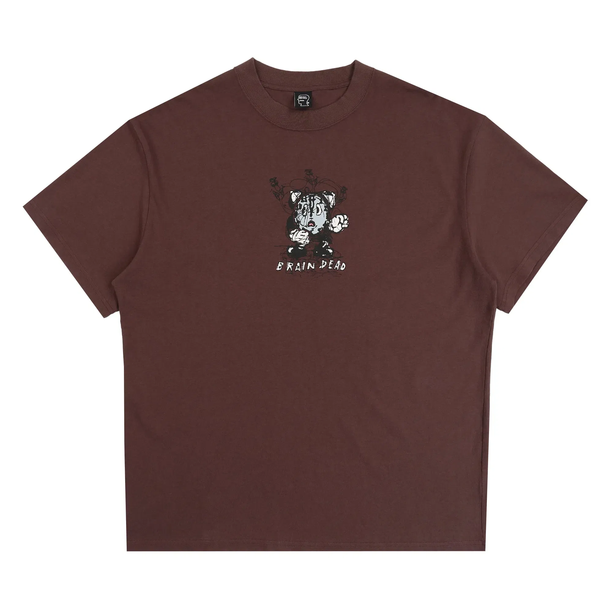 Brain Dead Time Is Nigh T-Shirt - Berry