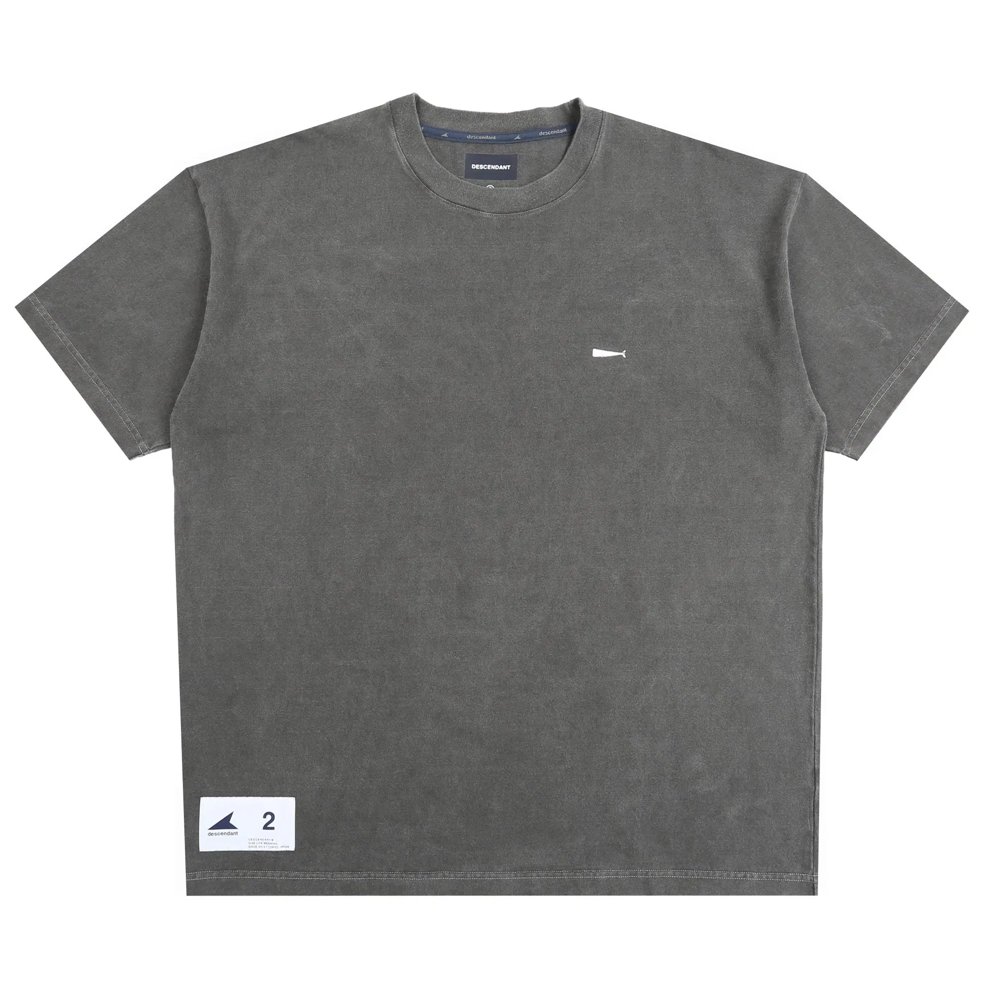 Descendant Cachalot Pigment Dye SS T-Shirt - Black