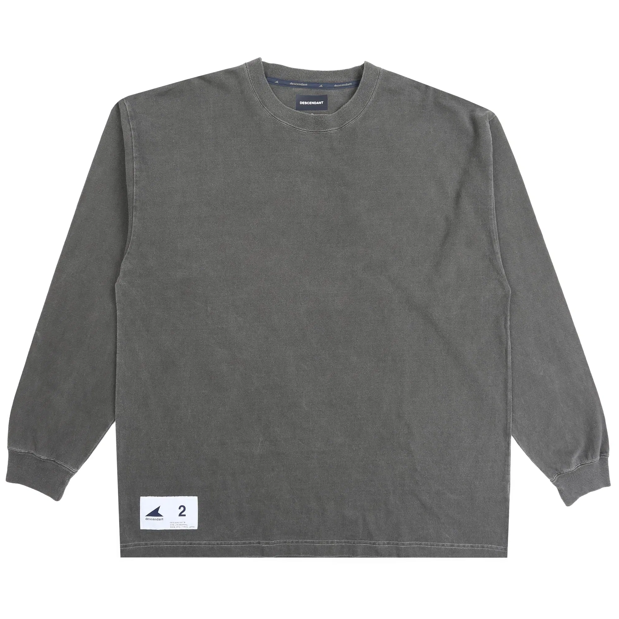 Descendant Cetus Pigment Dye LS T-Shirt - Black