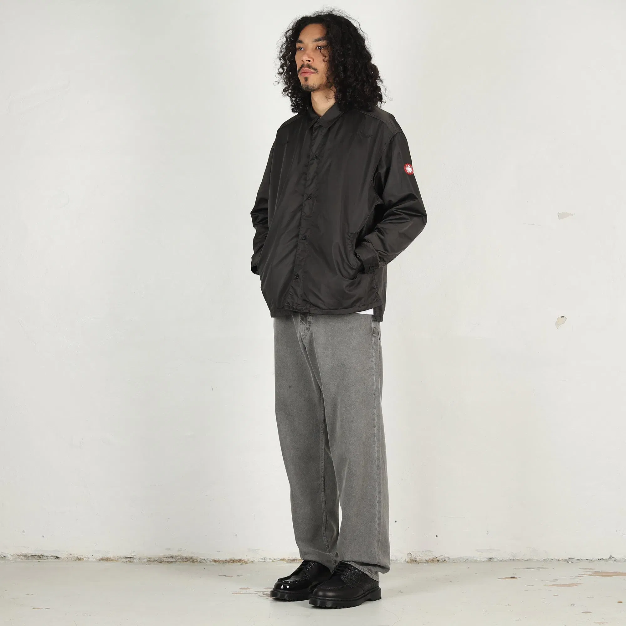 Cav Empt Welt Pockets PE Big Shirt - Charcoal