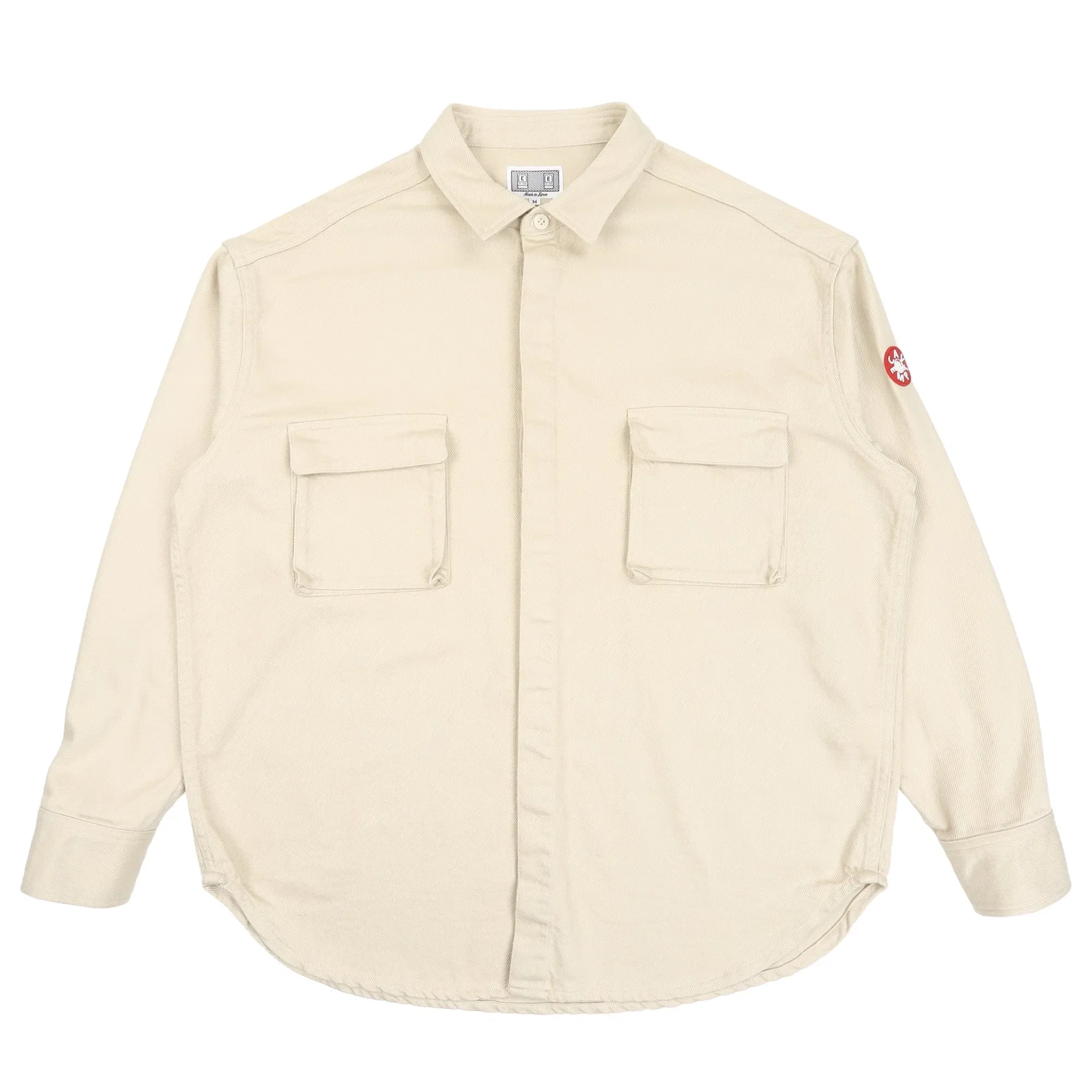 Cav Empt Cotton Twill Big Shirt - Beige