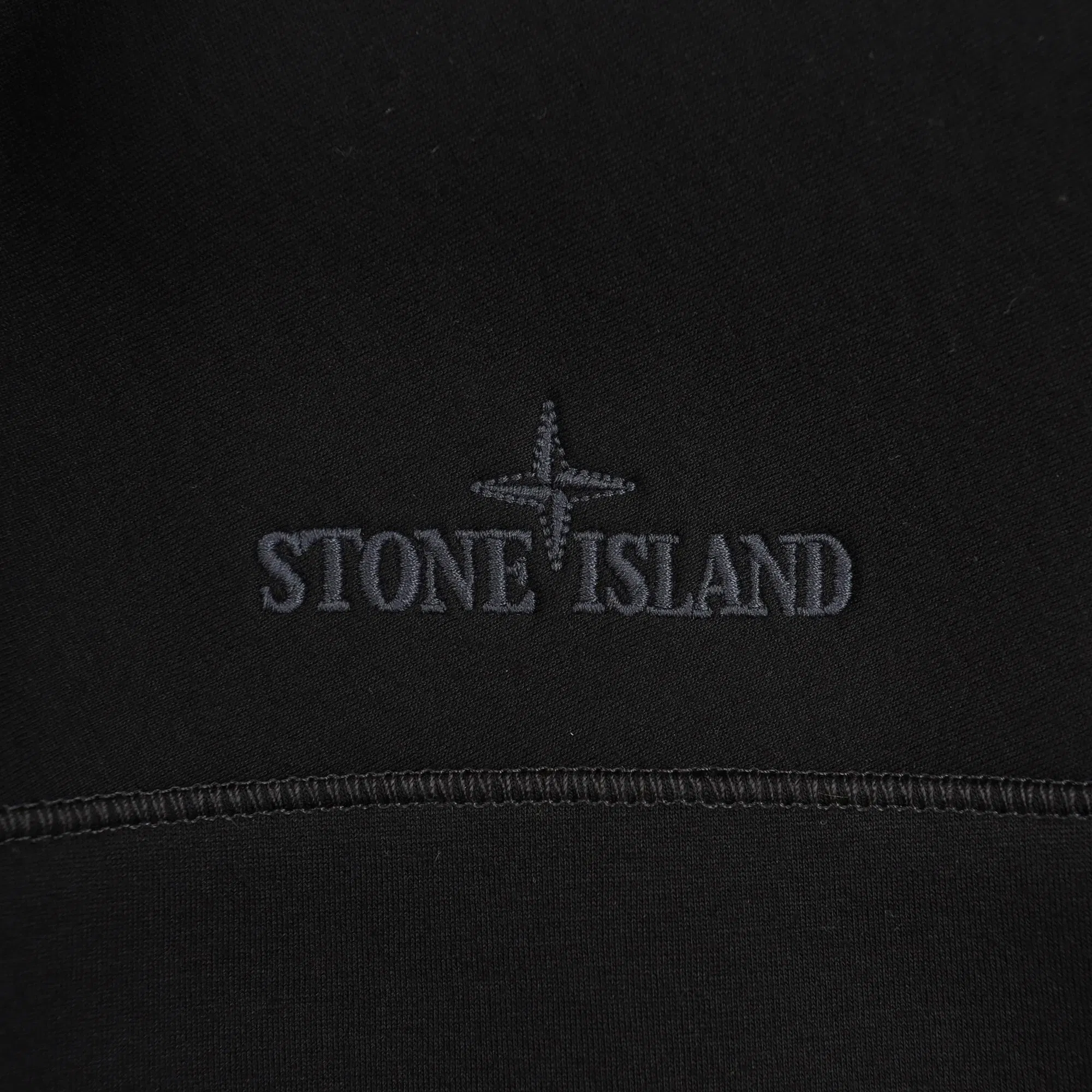 Stone Island 6100031 Zip Up Cardigan - Black