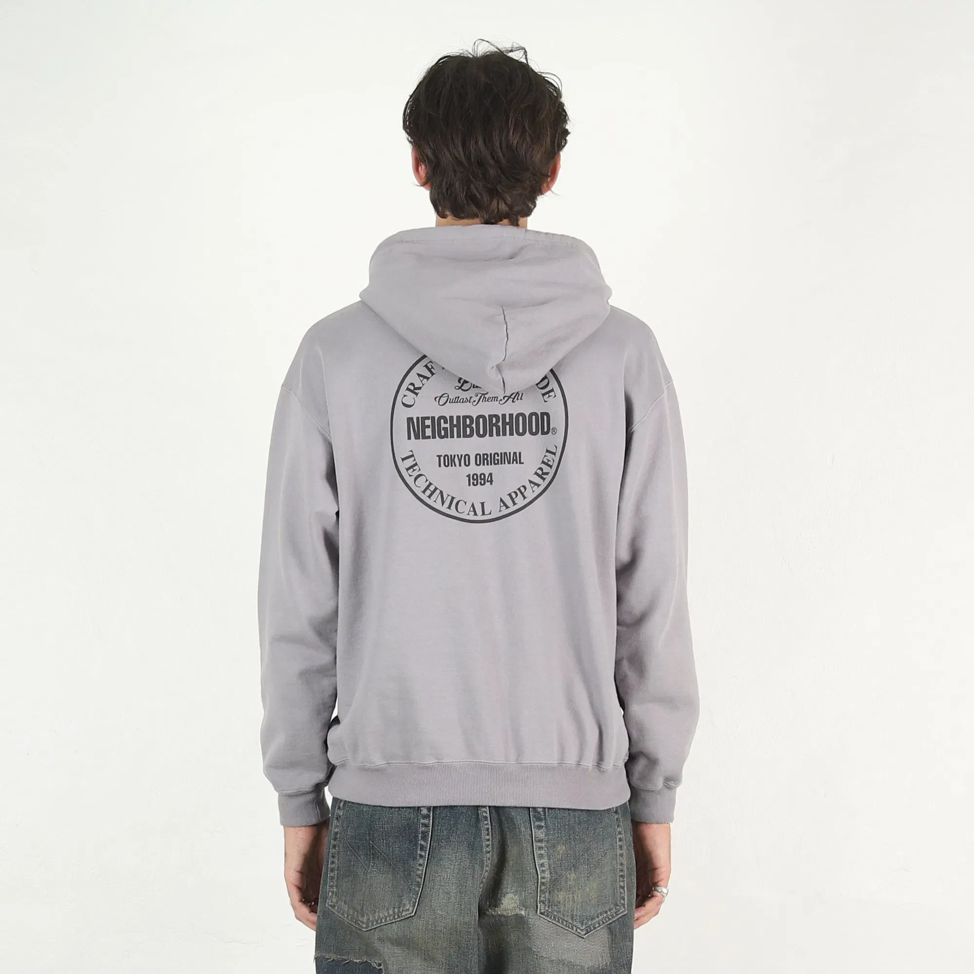 Neighborhood Staple LS Sweat Hoodie - Grey