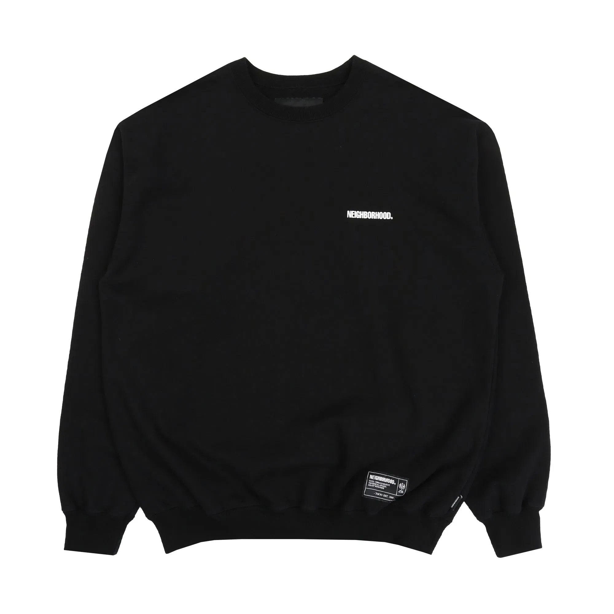 Neighborhood Staple LS Sweatshirt - Black