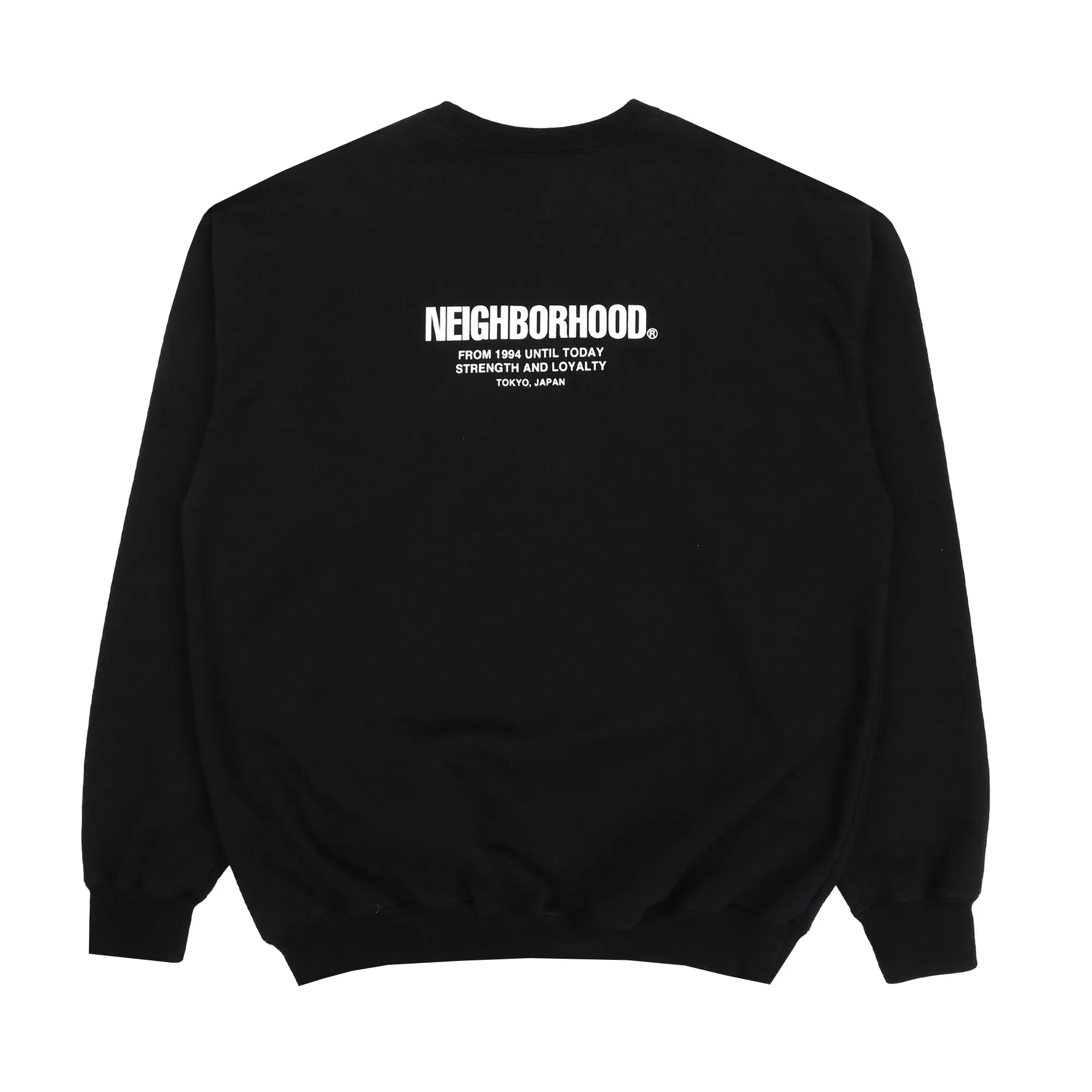 Neighborhood Staple LS Sweatshirt - Black