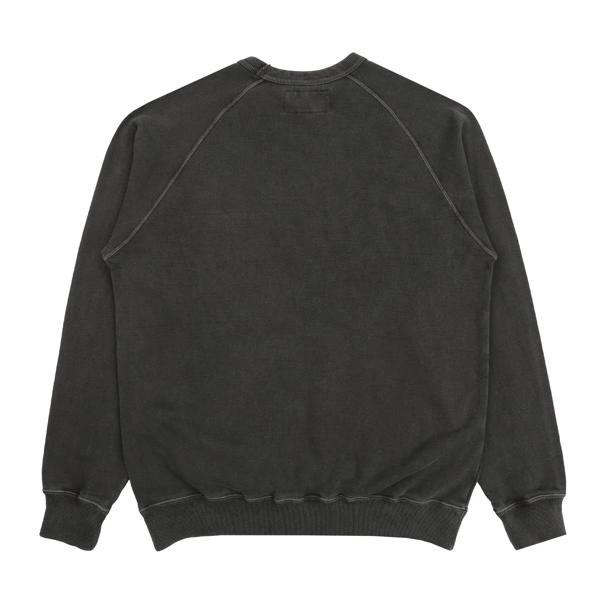 Neighborhood Pigment Dyed LS Sweatshirt - Black