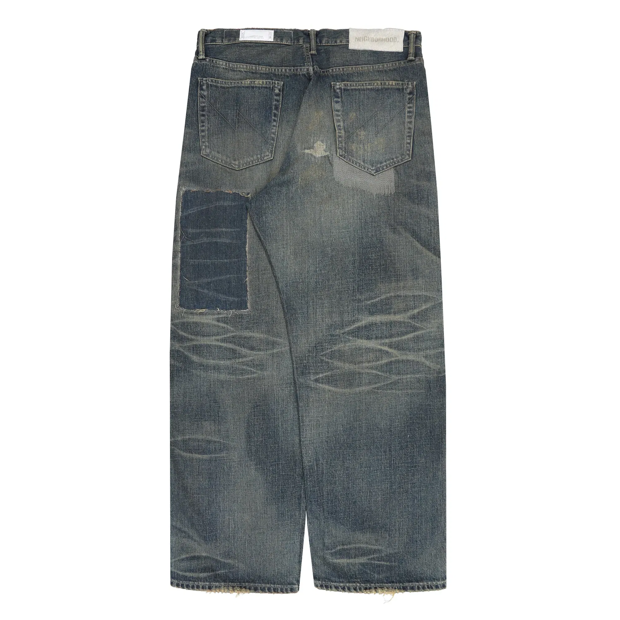 Neighborhood Savage Denim DP Wide Pants - Indigo