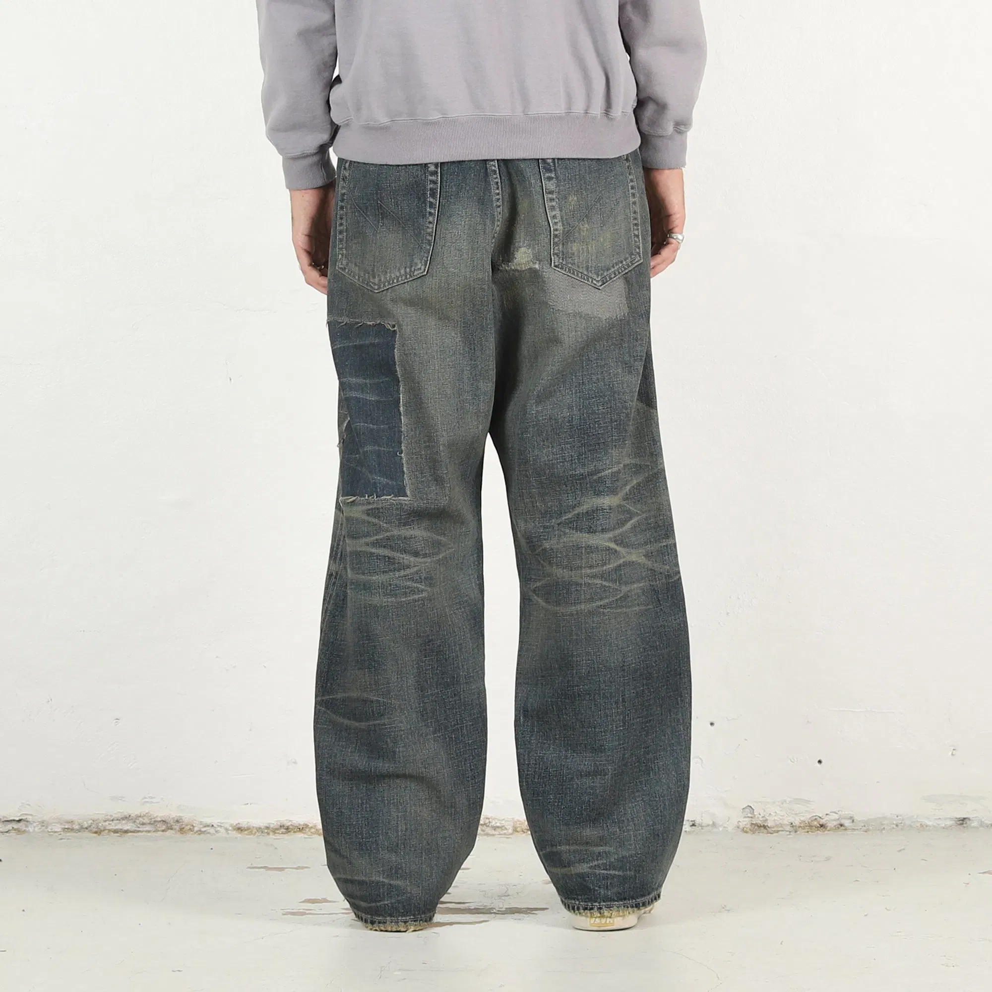 Neighborhood Savage Denim DP Wide Pants - Indigo