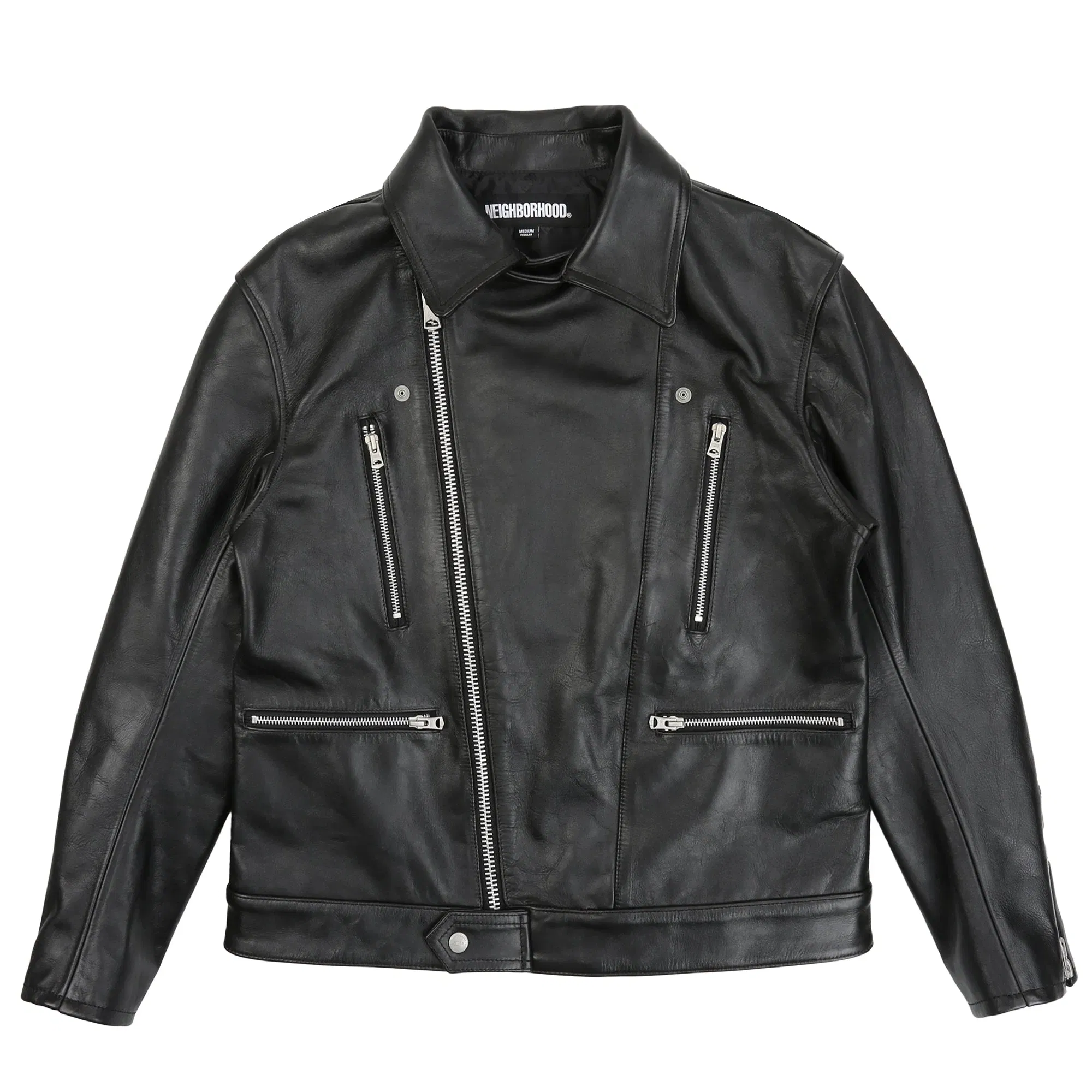 Neighborhood Leather Riders Jacket - Black