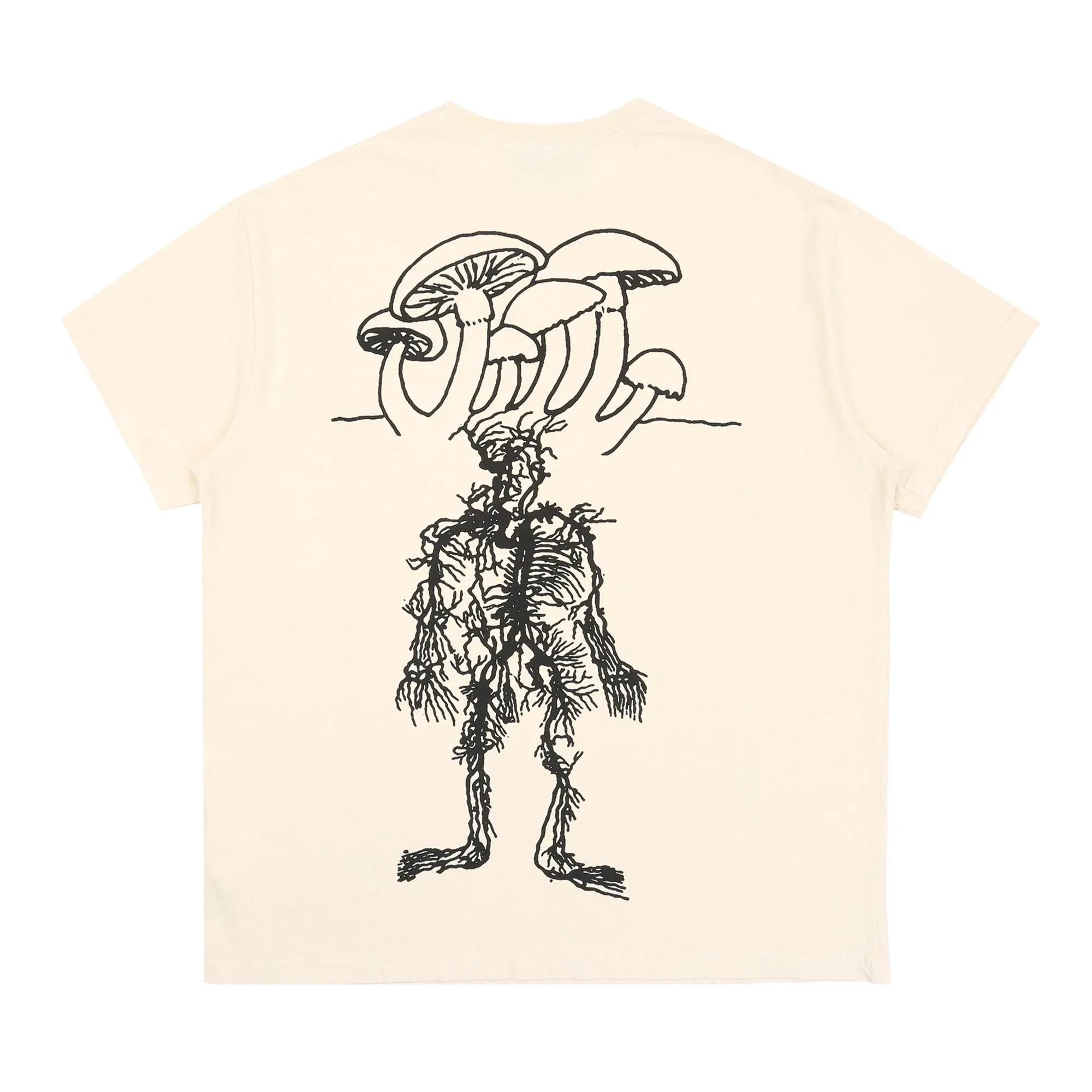 Online Ceramics Wood Wide Web T-Shirt - Cream