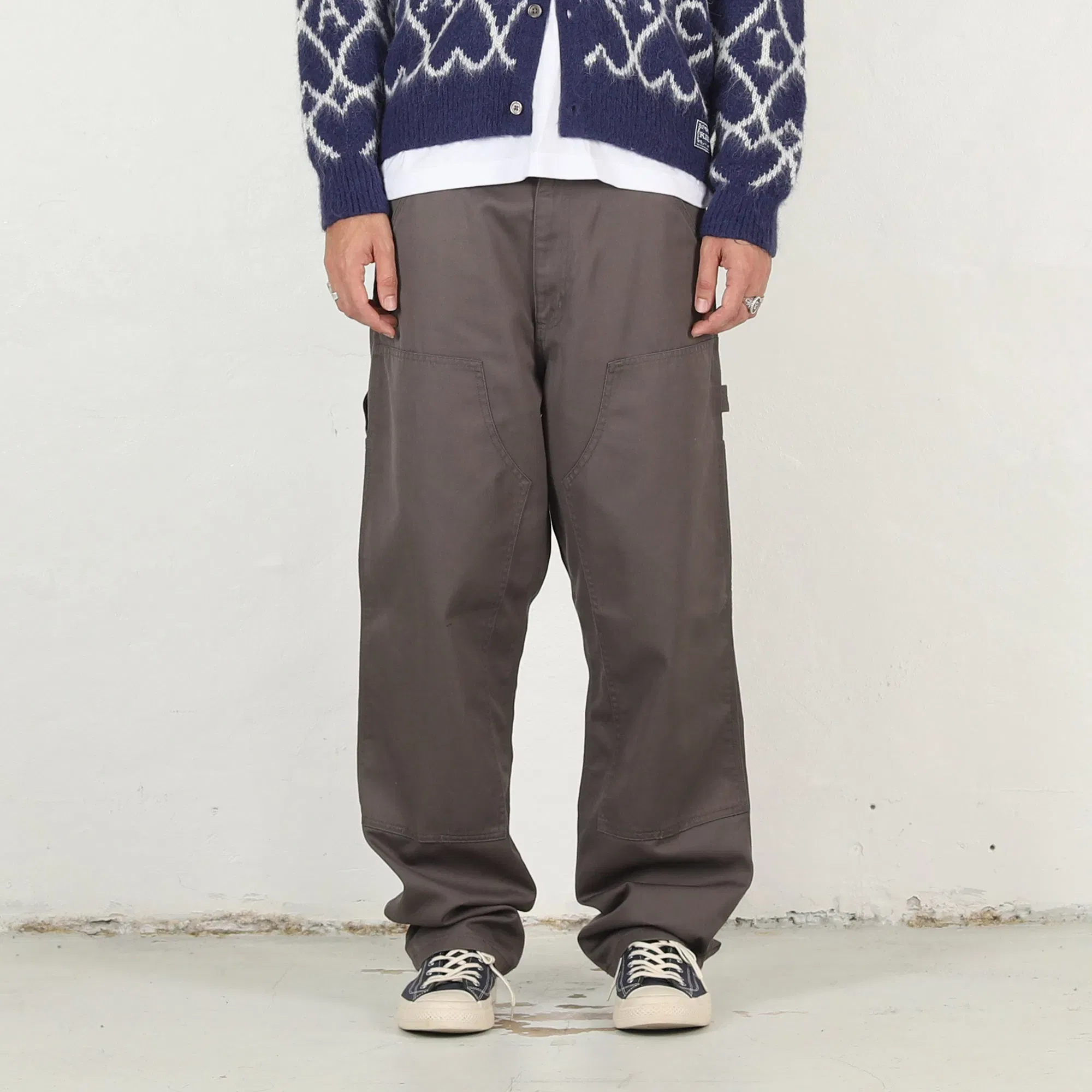 Carhartt WIP Double Knee Pant - Porphyry rinsed