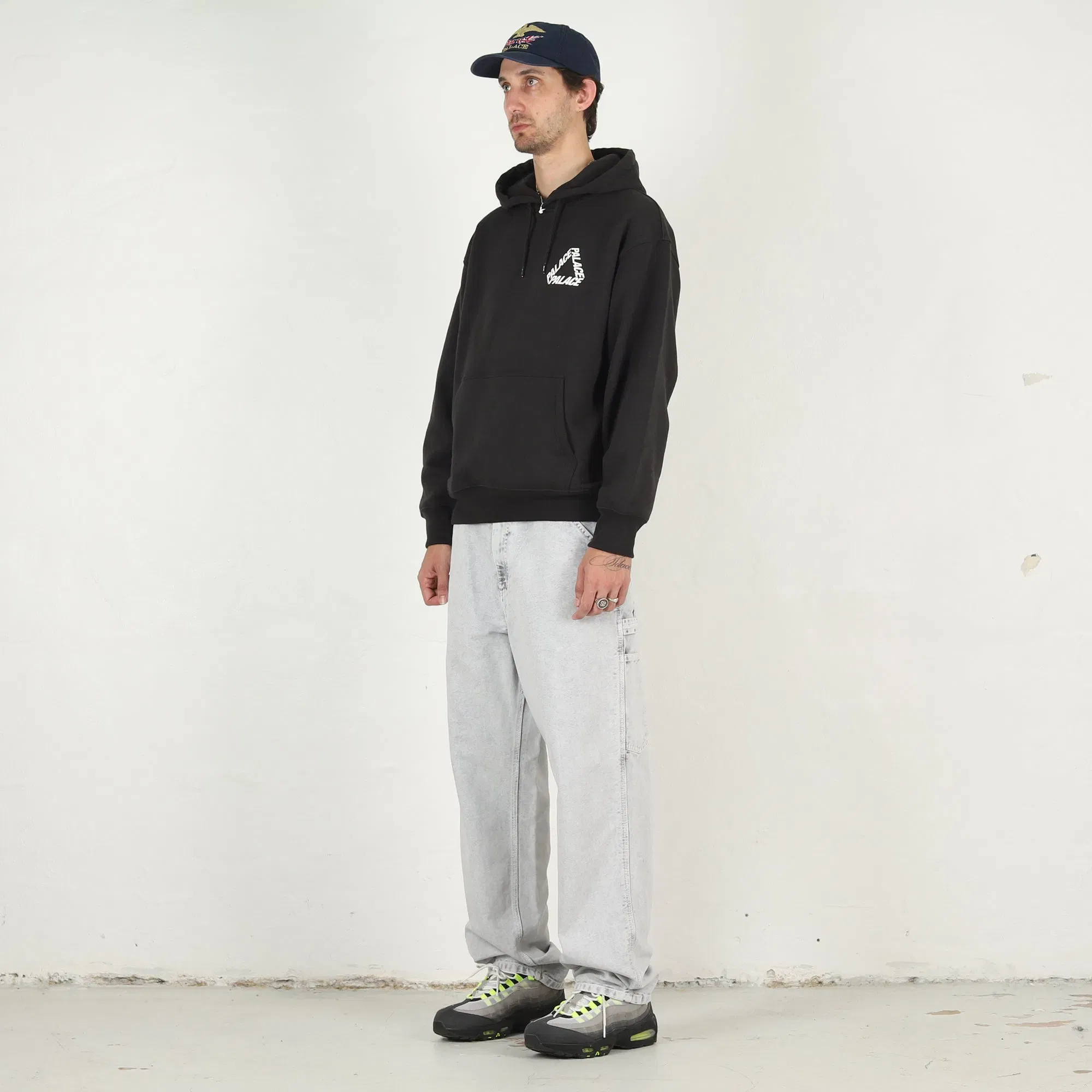 Carhartt WIP Single Knee Pant - Black chalk wash