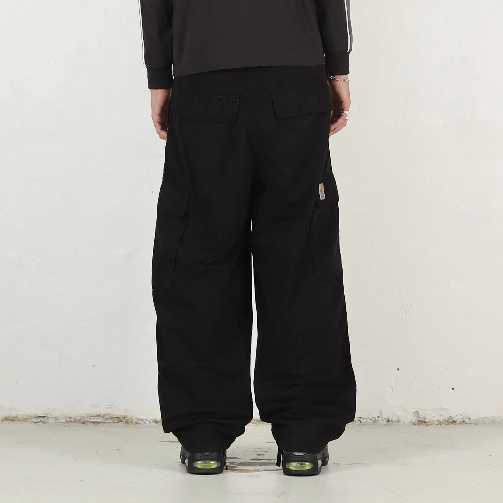 Carhartt WIP Kade Cargo Pant - Black garment dyed