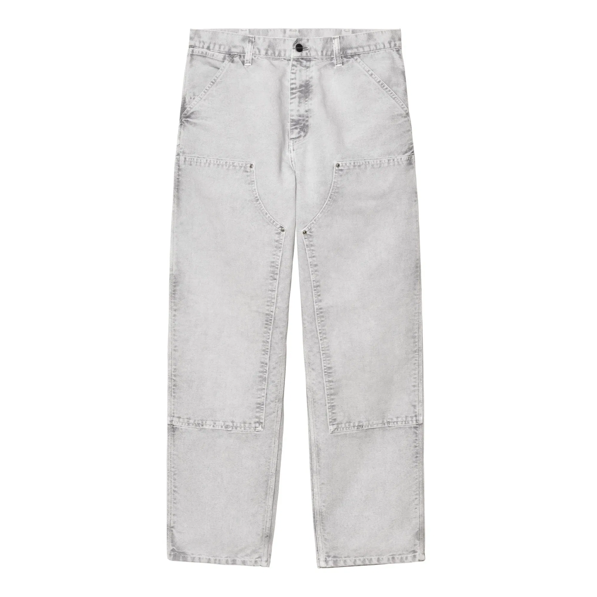 Carhartt WIP Double Knee Pant - Black chalk wash