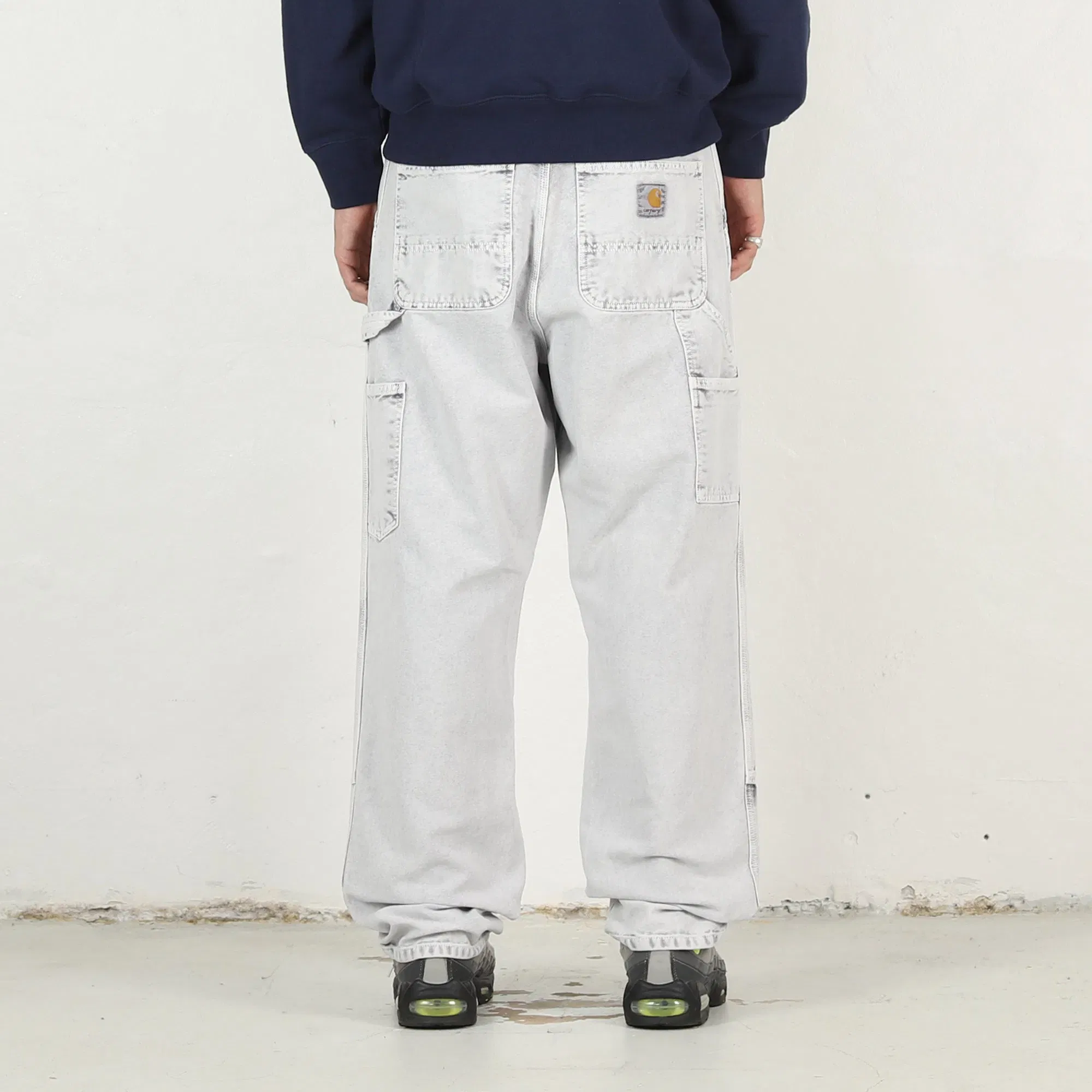 Carhartt WIP Double Knee Pant - Black chalk wash