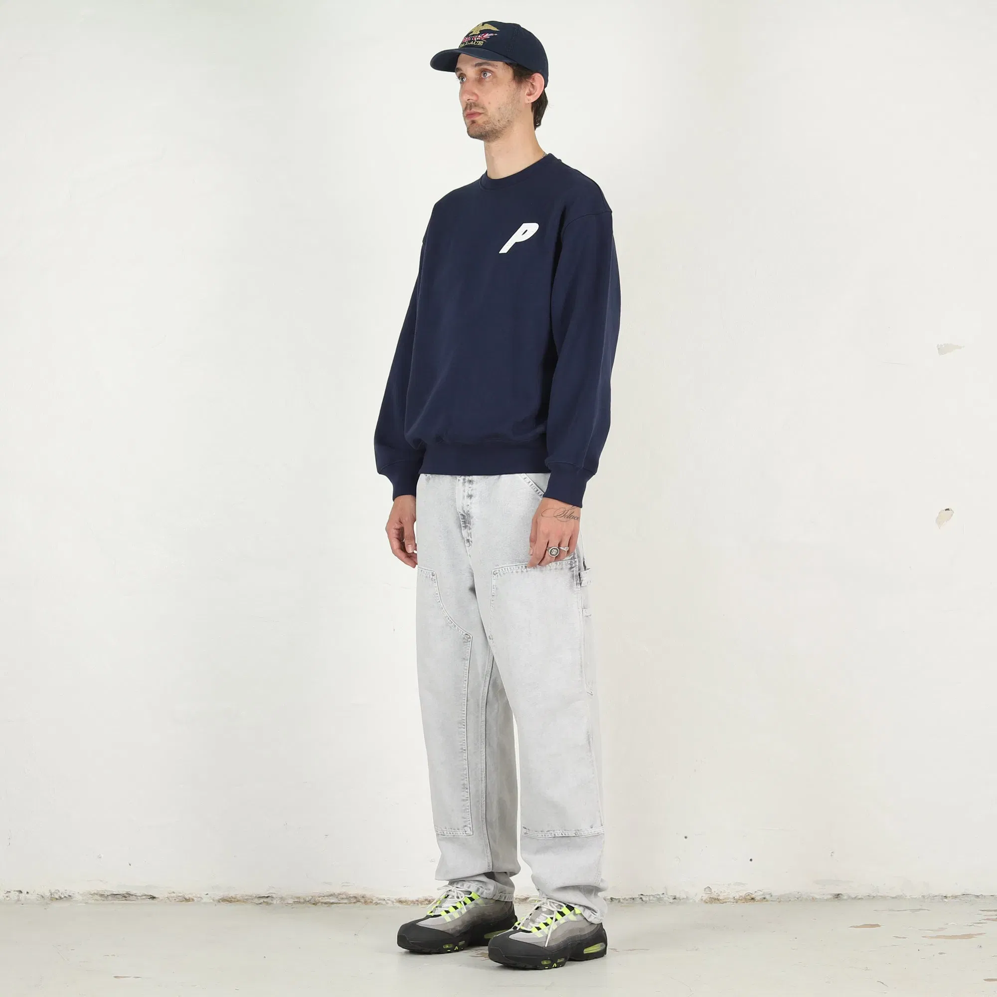 Carhartt WIP Double Knee Pant - Black chalk wash