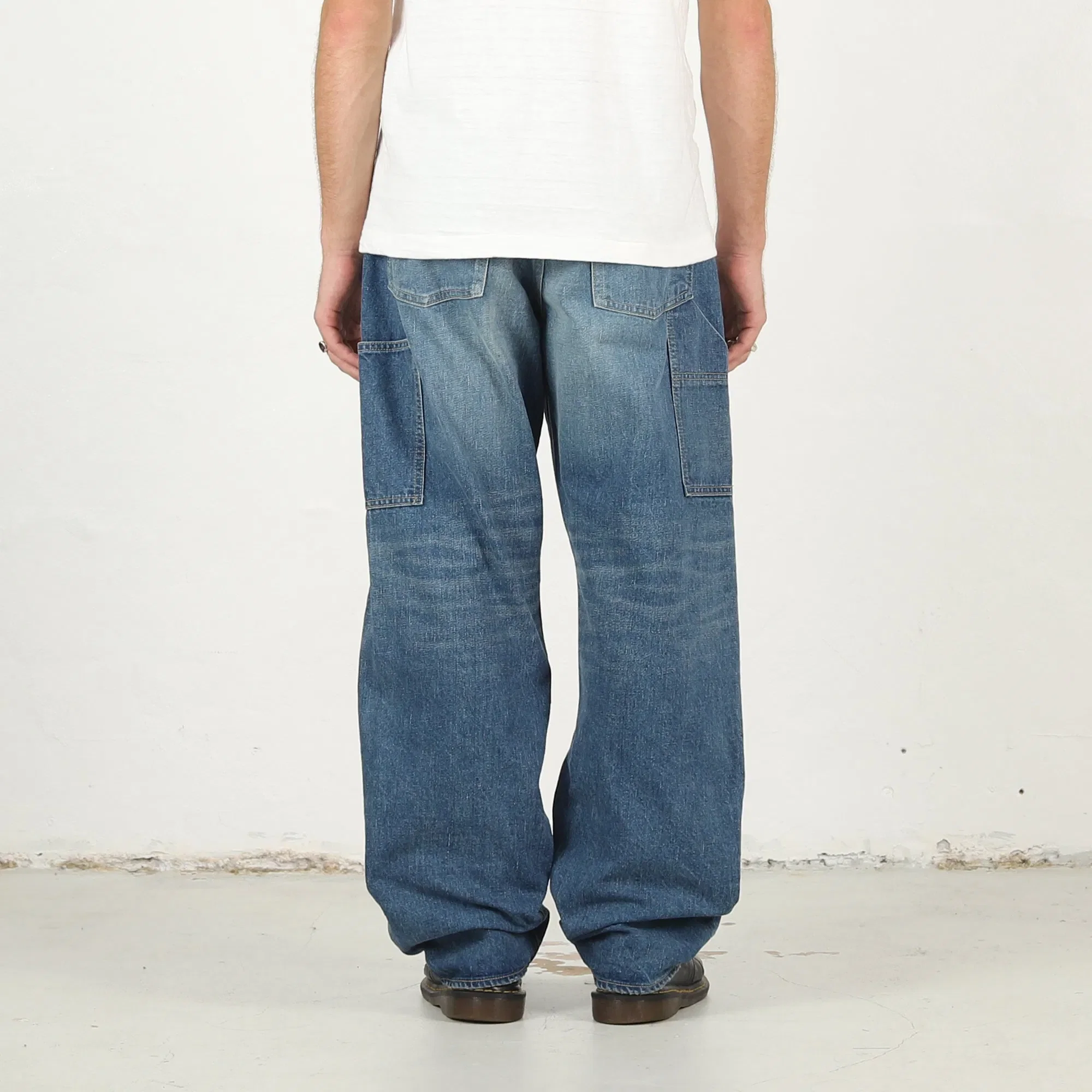 Human Made Straight Denim Pants Future - Indigo