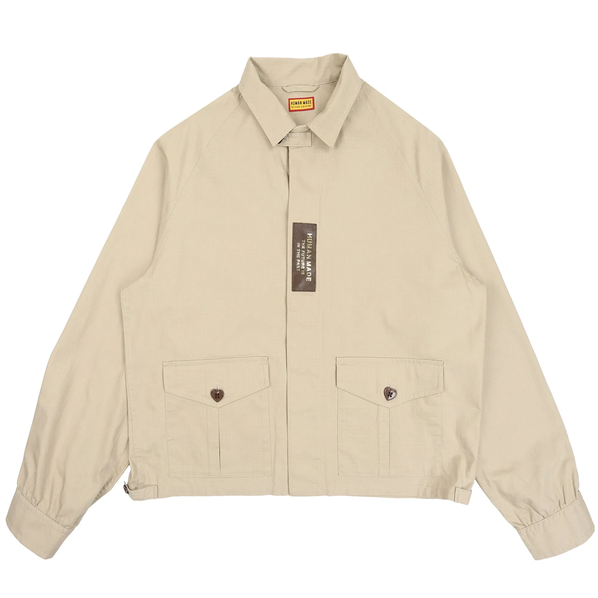 Human Made Cotton Flight Jacket - Beige