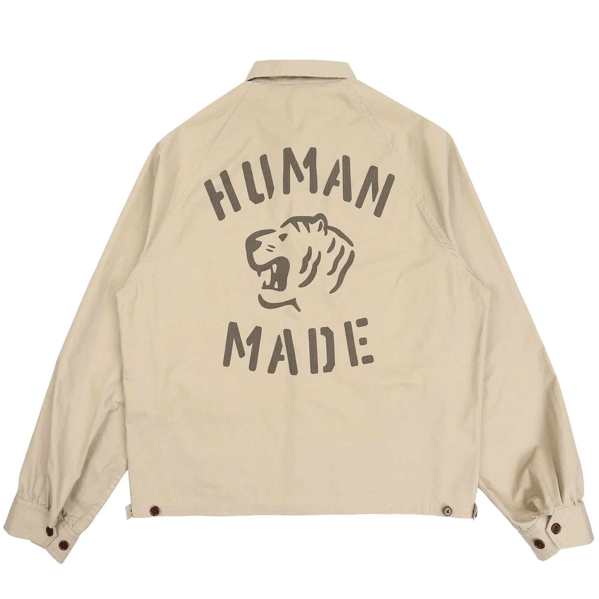 Human Made Cotton Flight Jacket - Beige