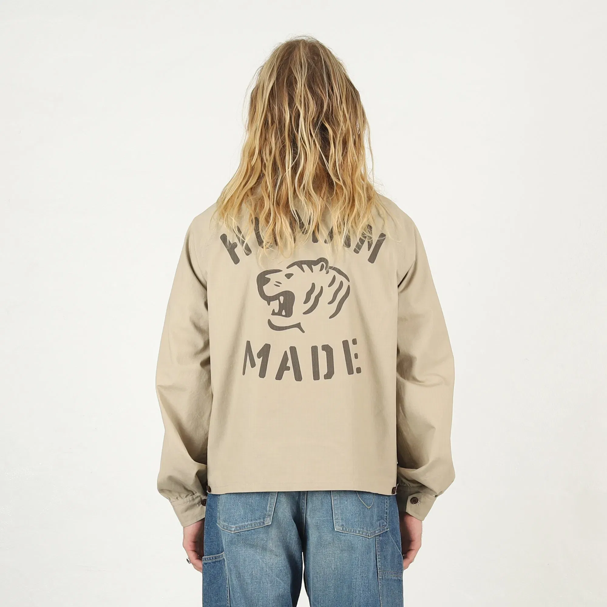 Human Made Cotton Flight Jacket - Beige