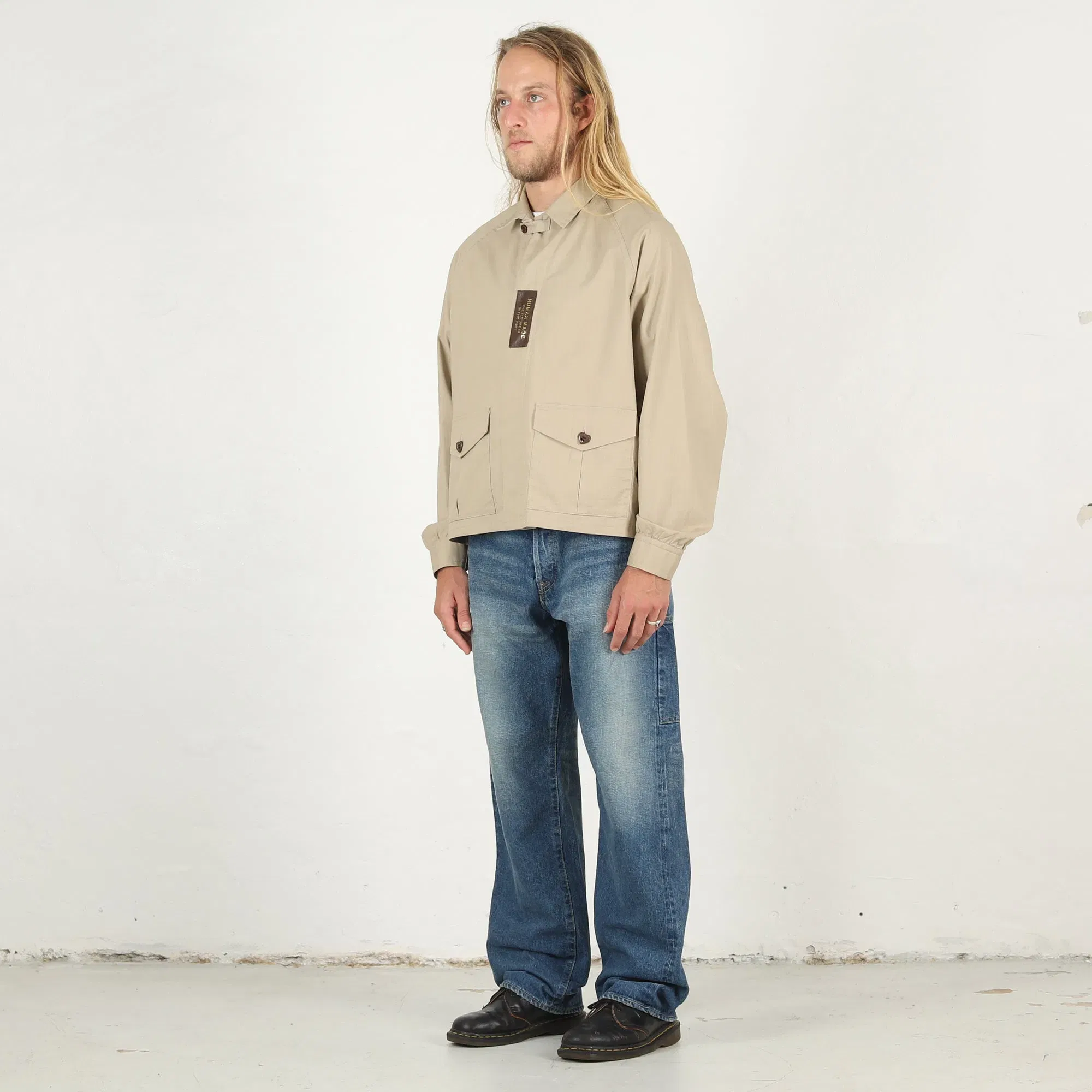 Human Made Cotton Flight Jacket - Beige