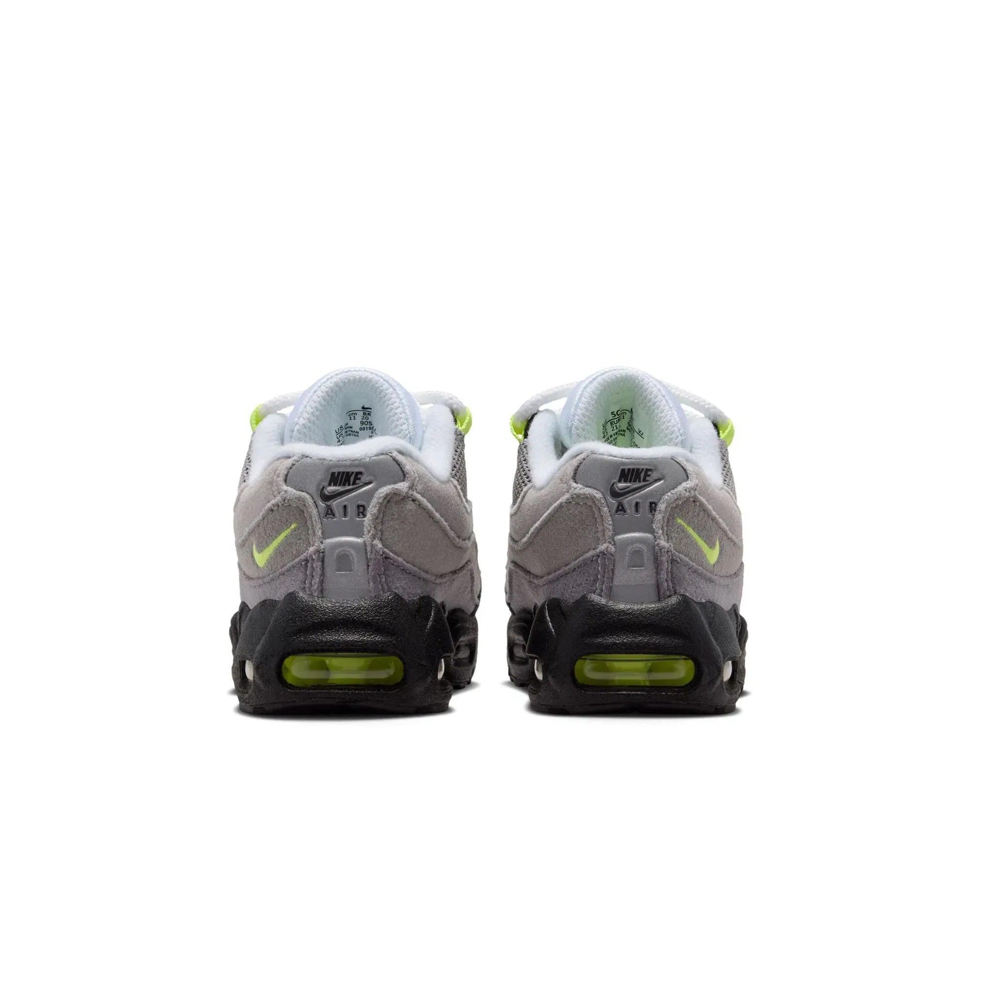 Nike Air Max 95 BB S (TD) - Black/Neon Yellow