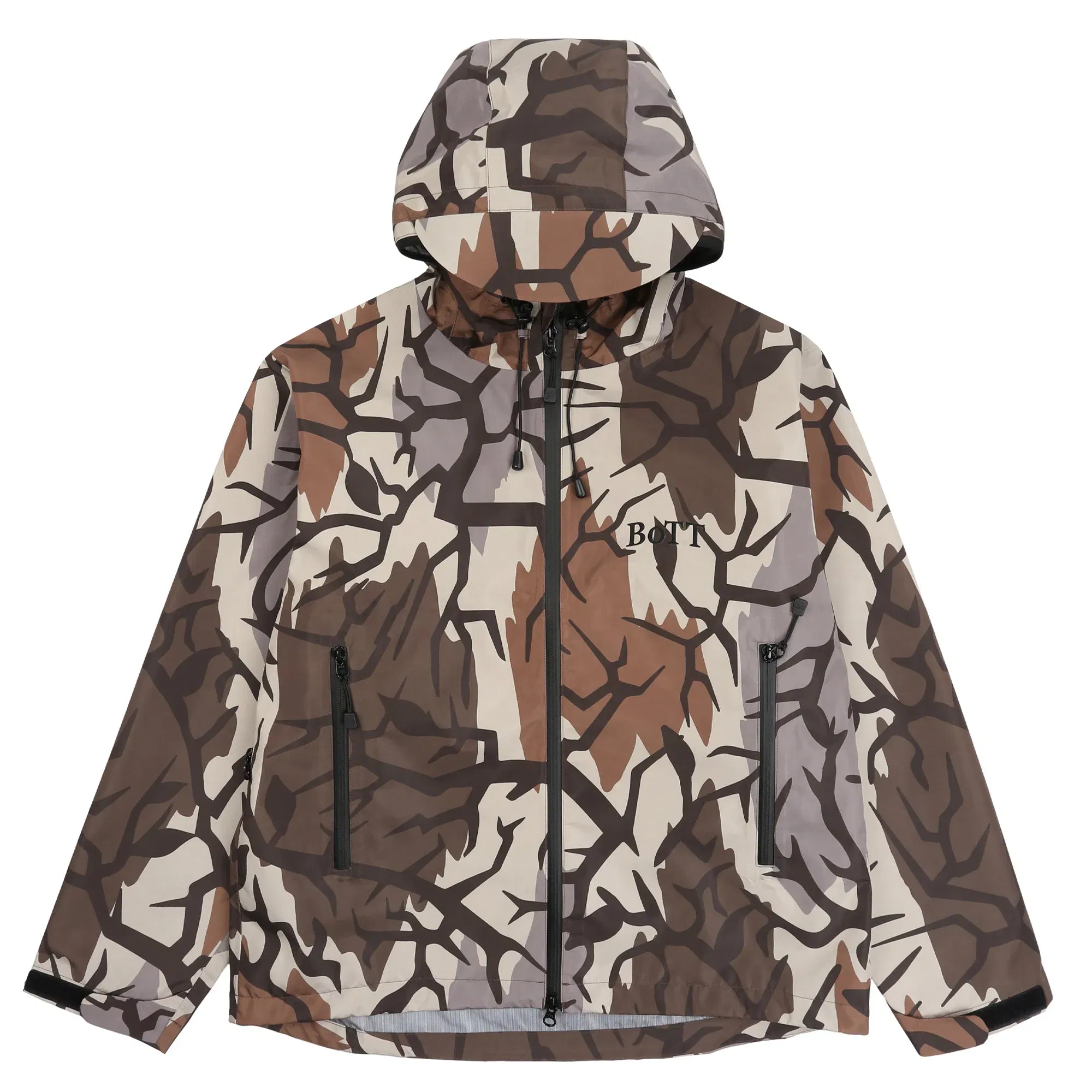 Bott Camo Shell Jacket - Brown