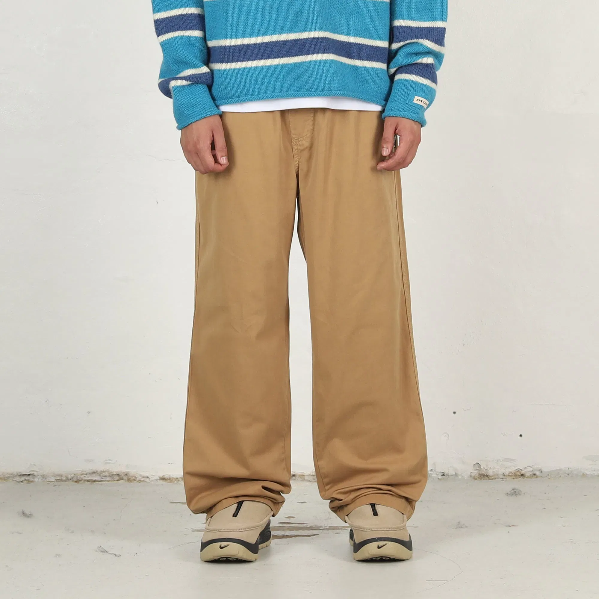 Stussy Beach Pant Cotton Twill- Khaki